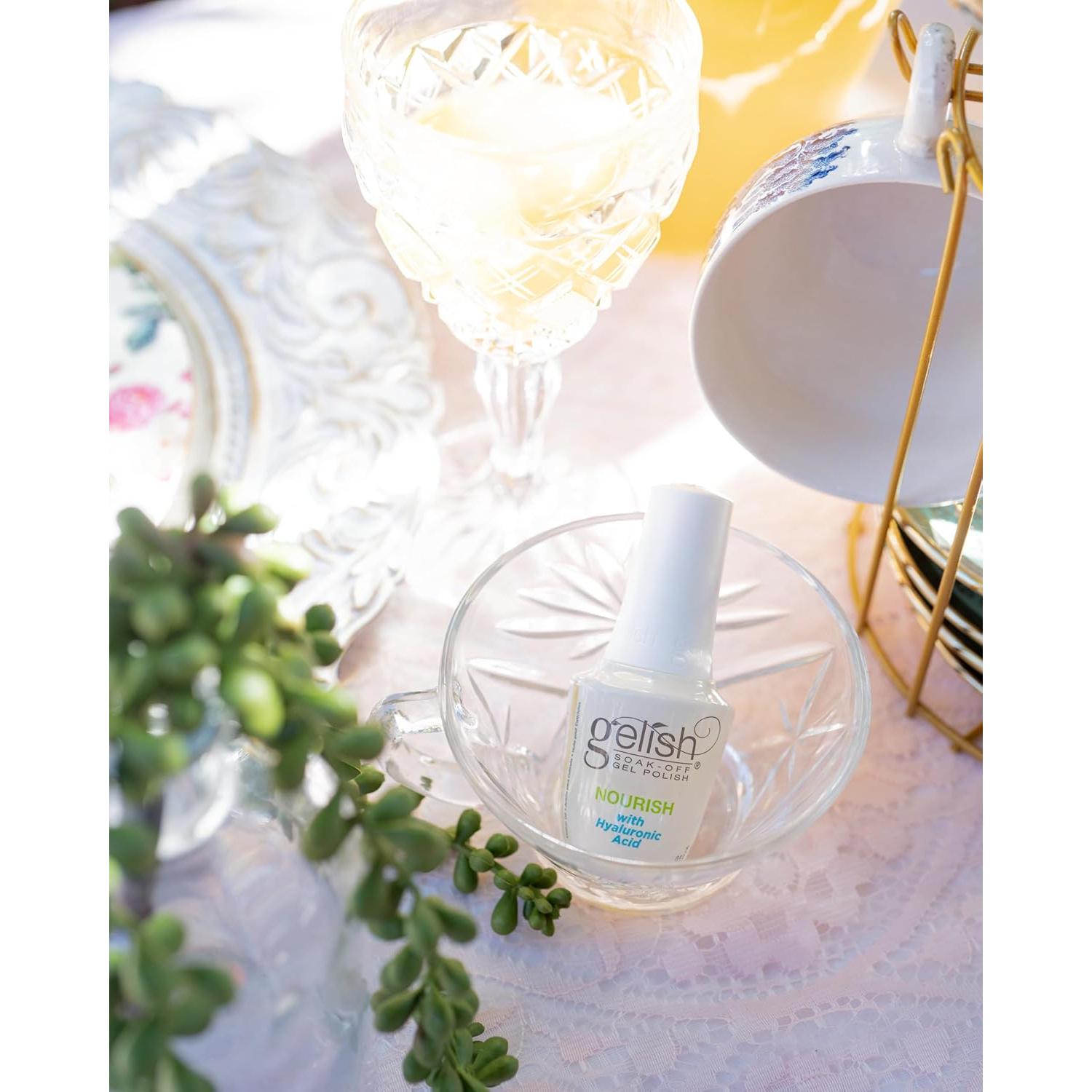 Aceite de Cutícula Gelish Nourish 100g - Nutritivo con Ácido Hialurónico