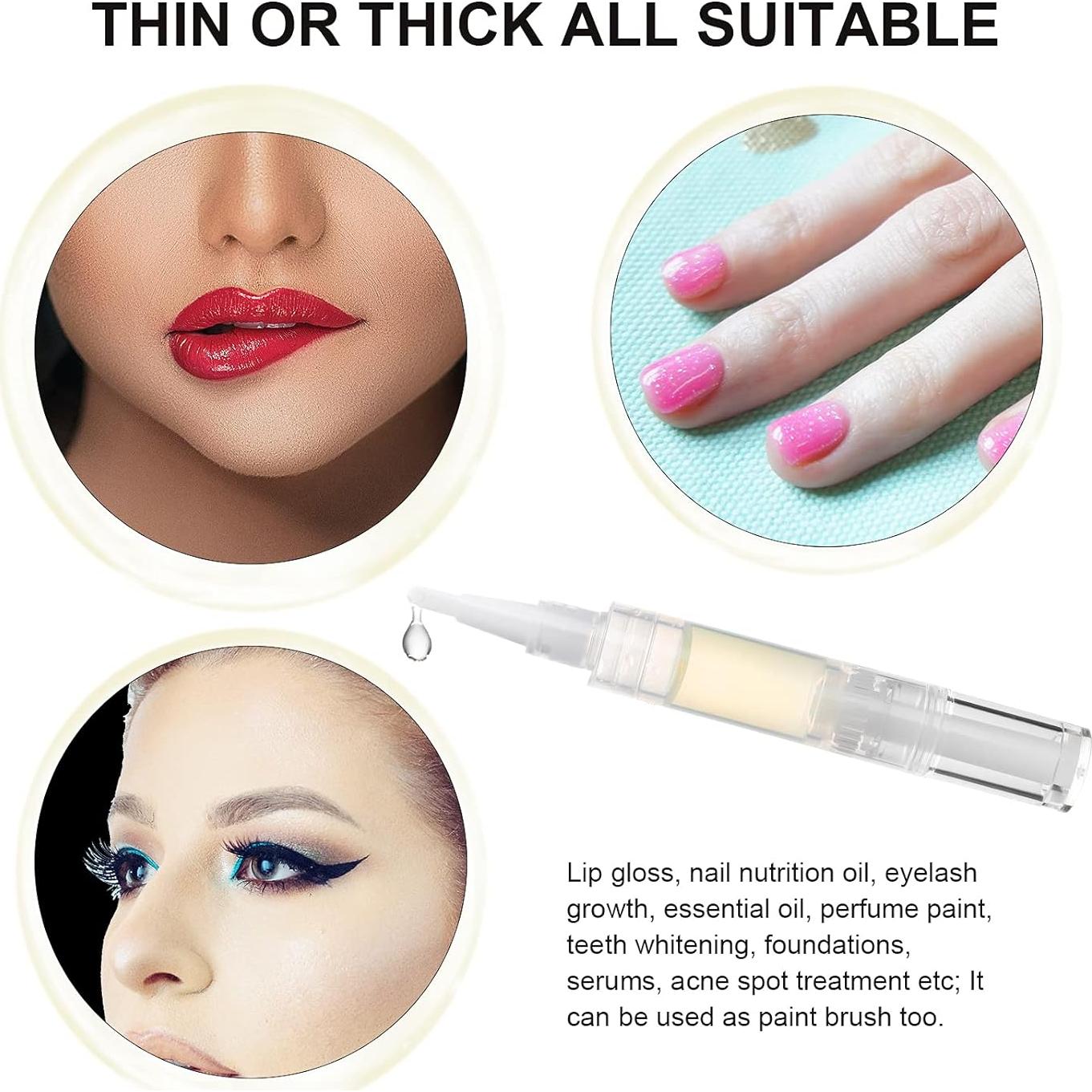 Paquete de 5 bolígrafos vacíos para aceite de cutícula UPZIGS