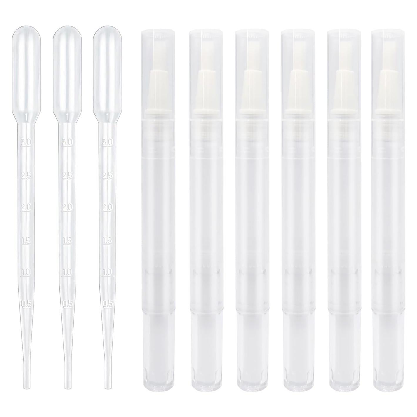 6 Tubos de Aceite para Cutículas 3ml + 3 Pipetas Juxiamal