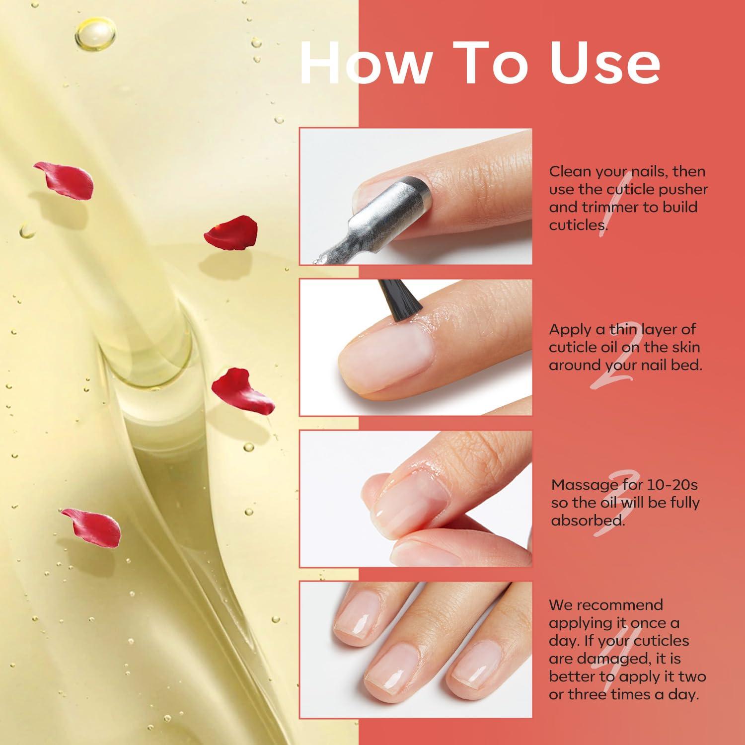 Aceite de Cutícula Modelones 15ml - Crecimiento y Fortalecimiento Rosa