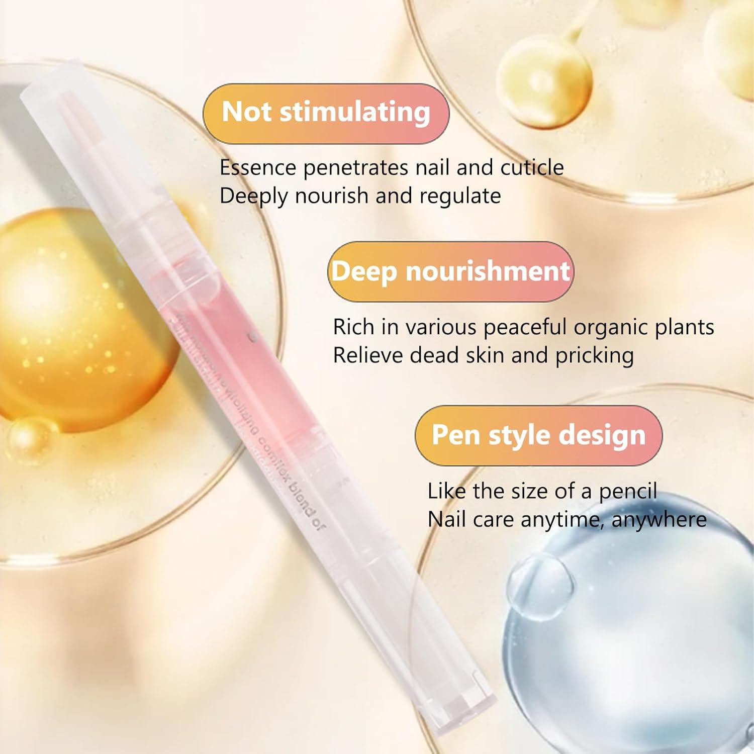 Bolígrafo Aceite Cutículas 6PCS Frutas - Hidratante Uñas