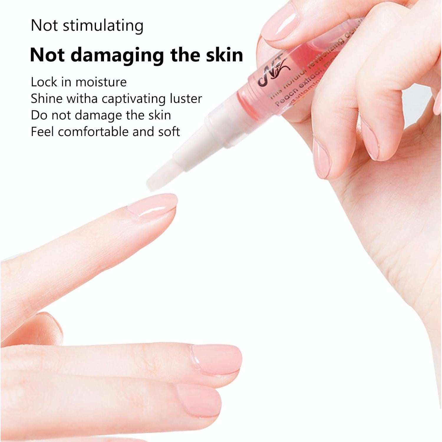 Bolígrafo Aceite Cutículas 6PCS Frutas - Hidratante Uñas