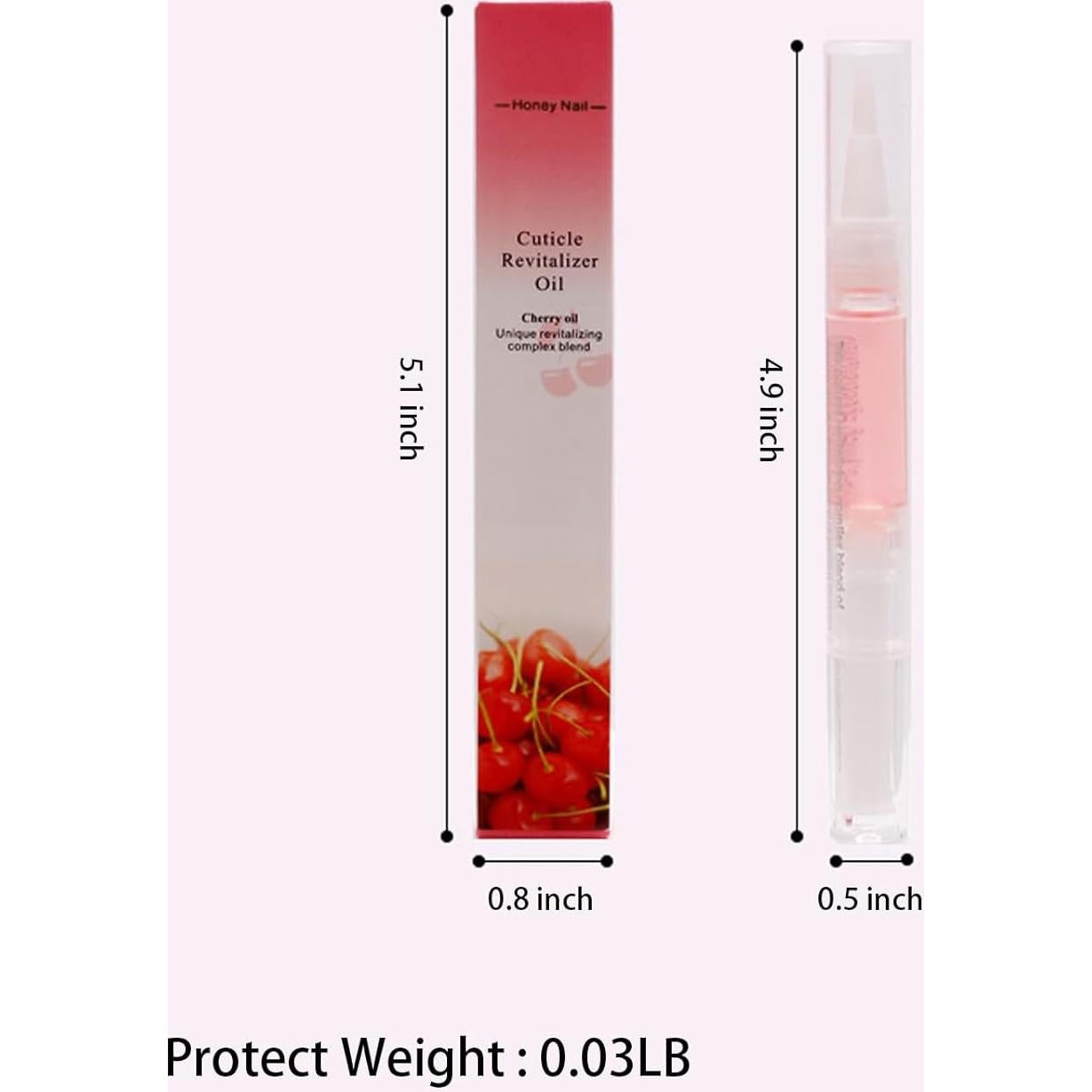 Bolígrafo Aceite Cutículas 6PCS Frutas - Hidratante Uñas