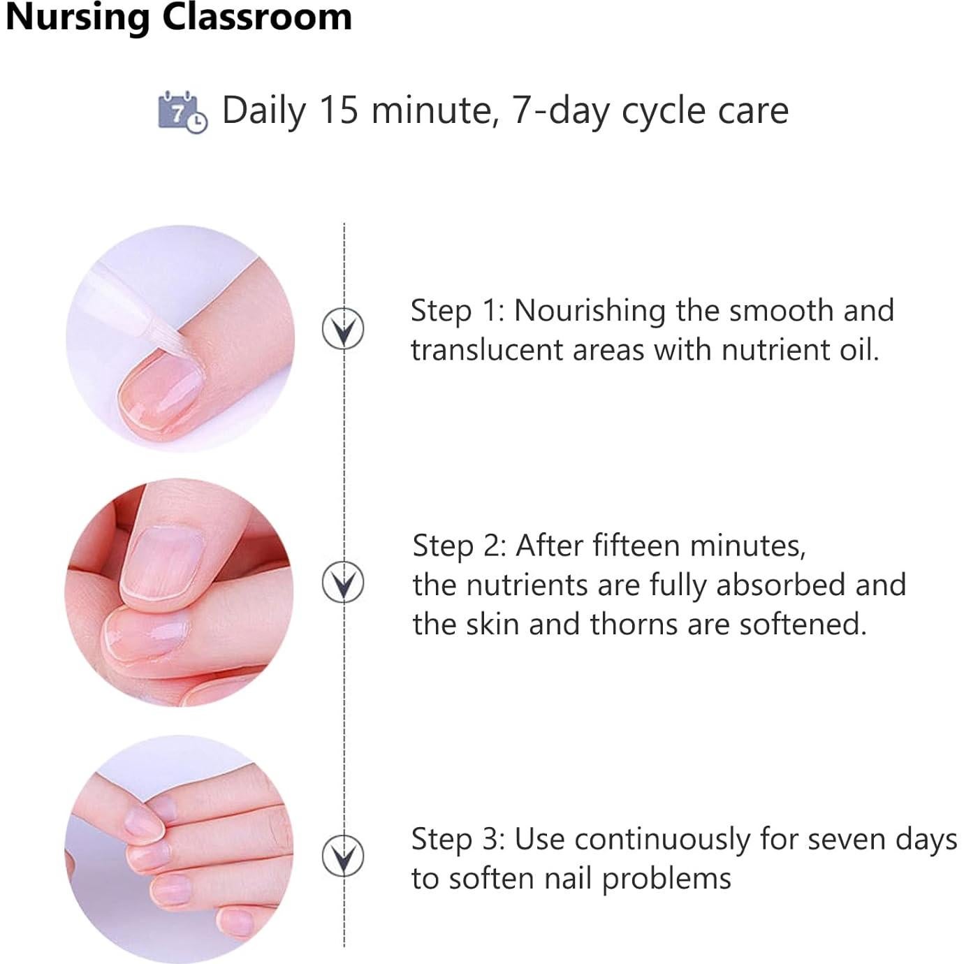 Bolígrafo Aceite Cutículas 6PCS Frutas - Hidratante Uñas