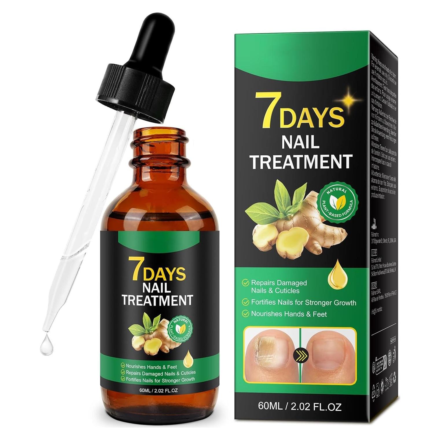 Suero de Crecimiento de Uñas Rulviou con Jengibre 140g