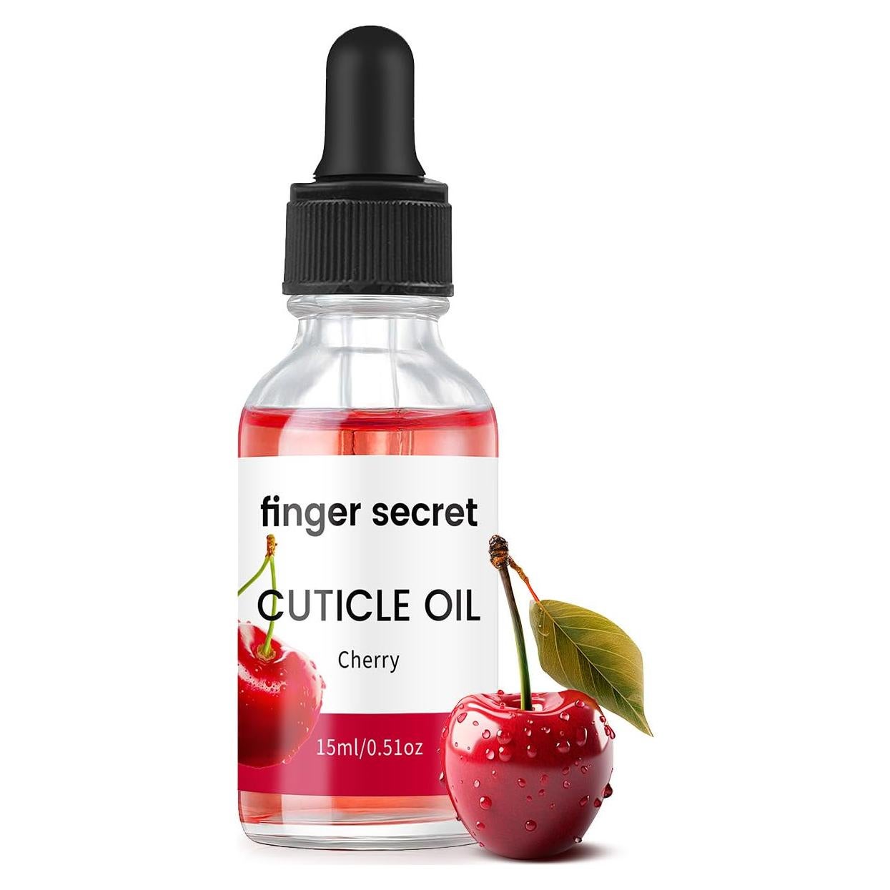 Aceite de Cutícula Cereza 15ml Finger Secret - Hidratante y Fortalecedor