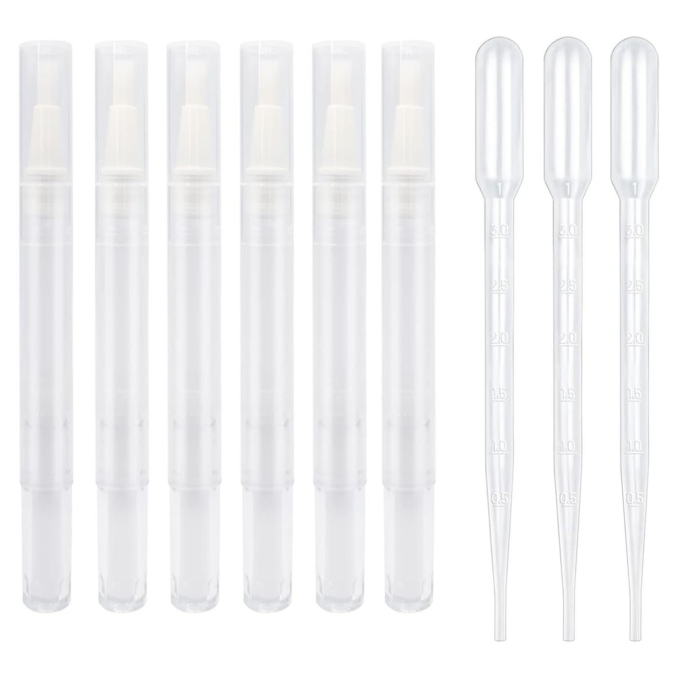 BlingKingdom 6pcs Bolígrafos de Aceite para Cutículas 3ml