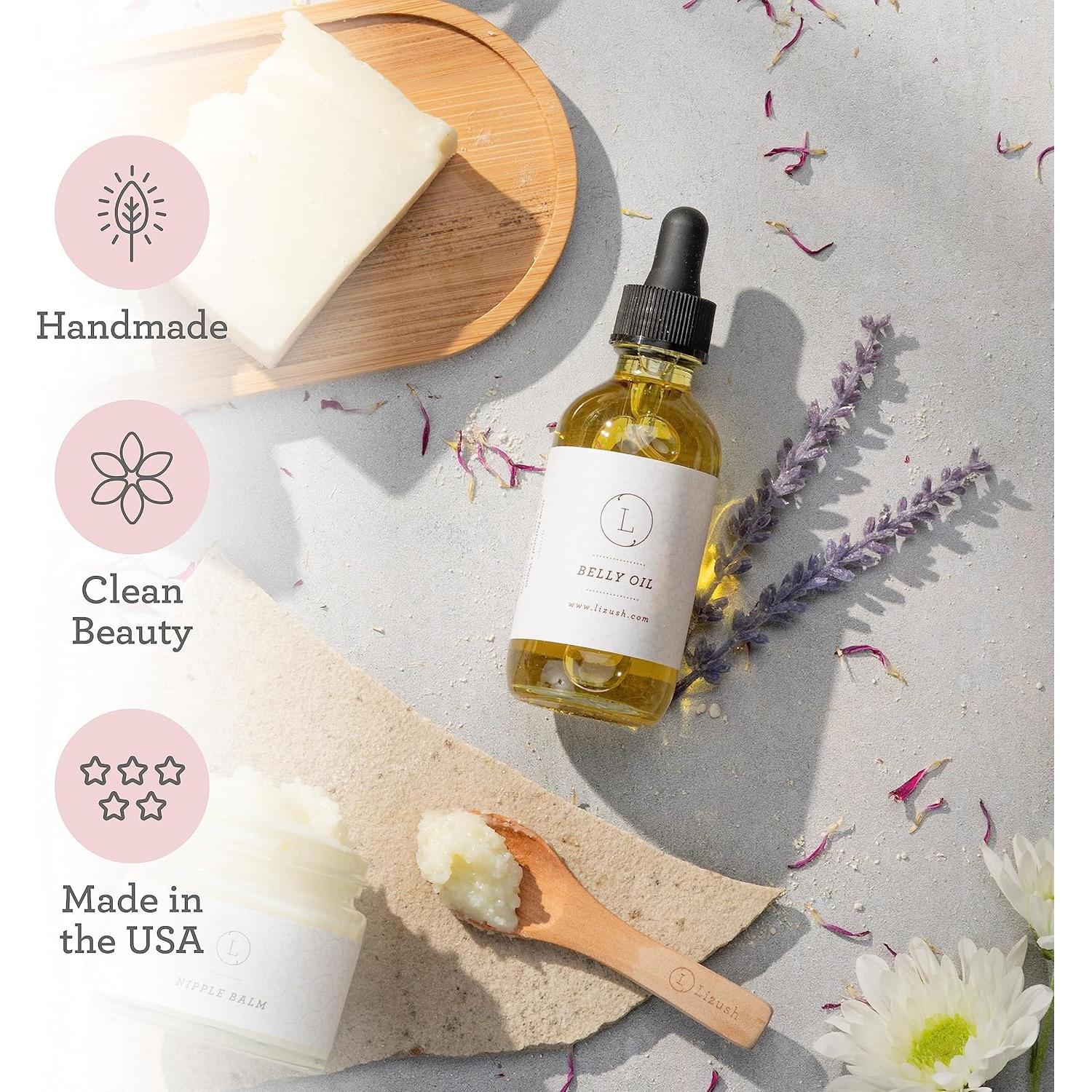 Aceite para Barriga Lizush 60 ml - Hidratante Embarazo Orgánico