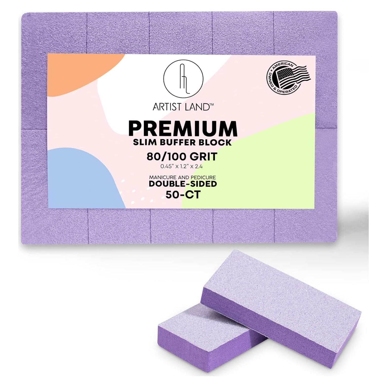 Juego de Bloques de Pulido Artist Land 50 Ct 80/100 Grano