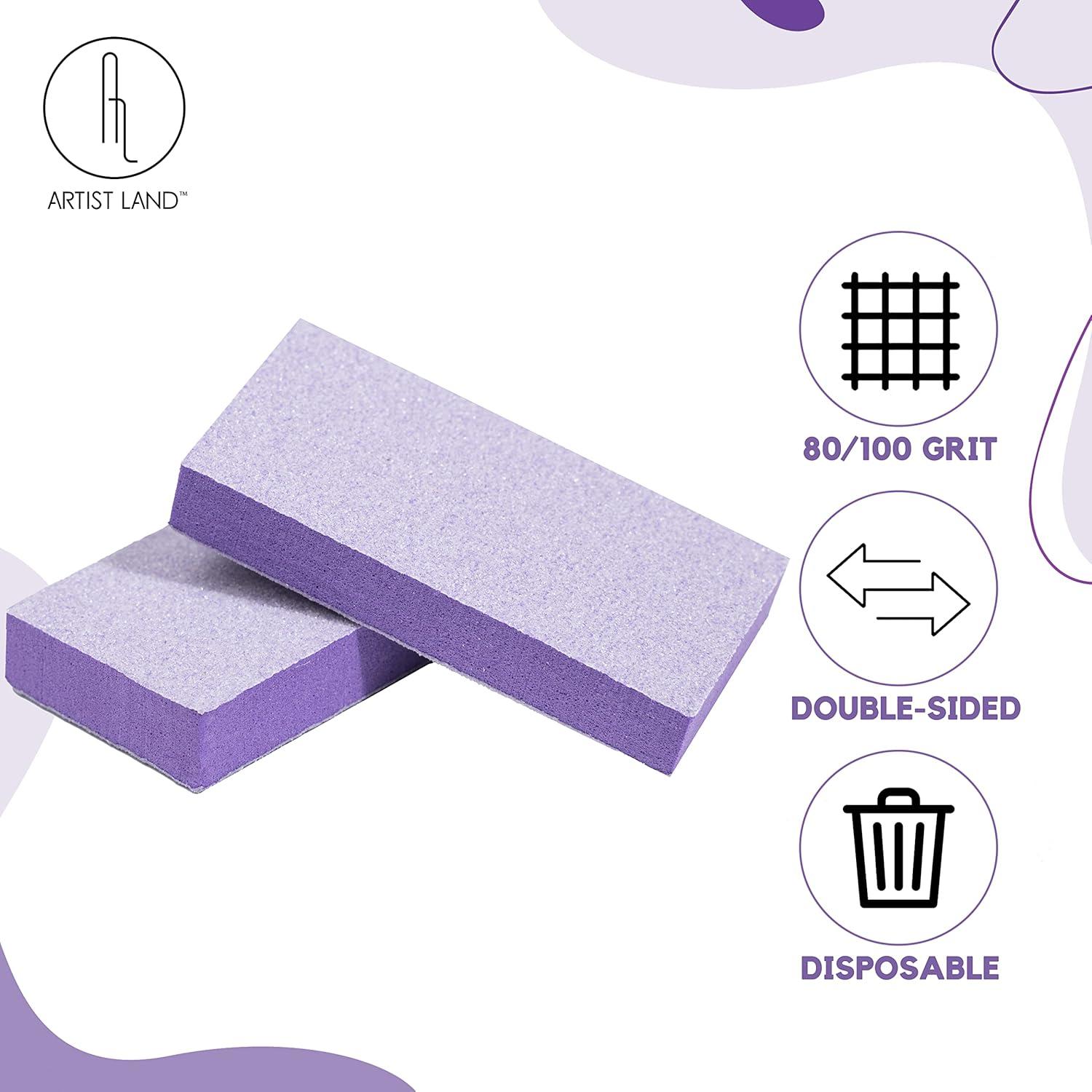 Juego de Bloques de Pulido Artist Land 50 Ct 80/100 Grano