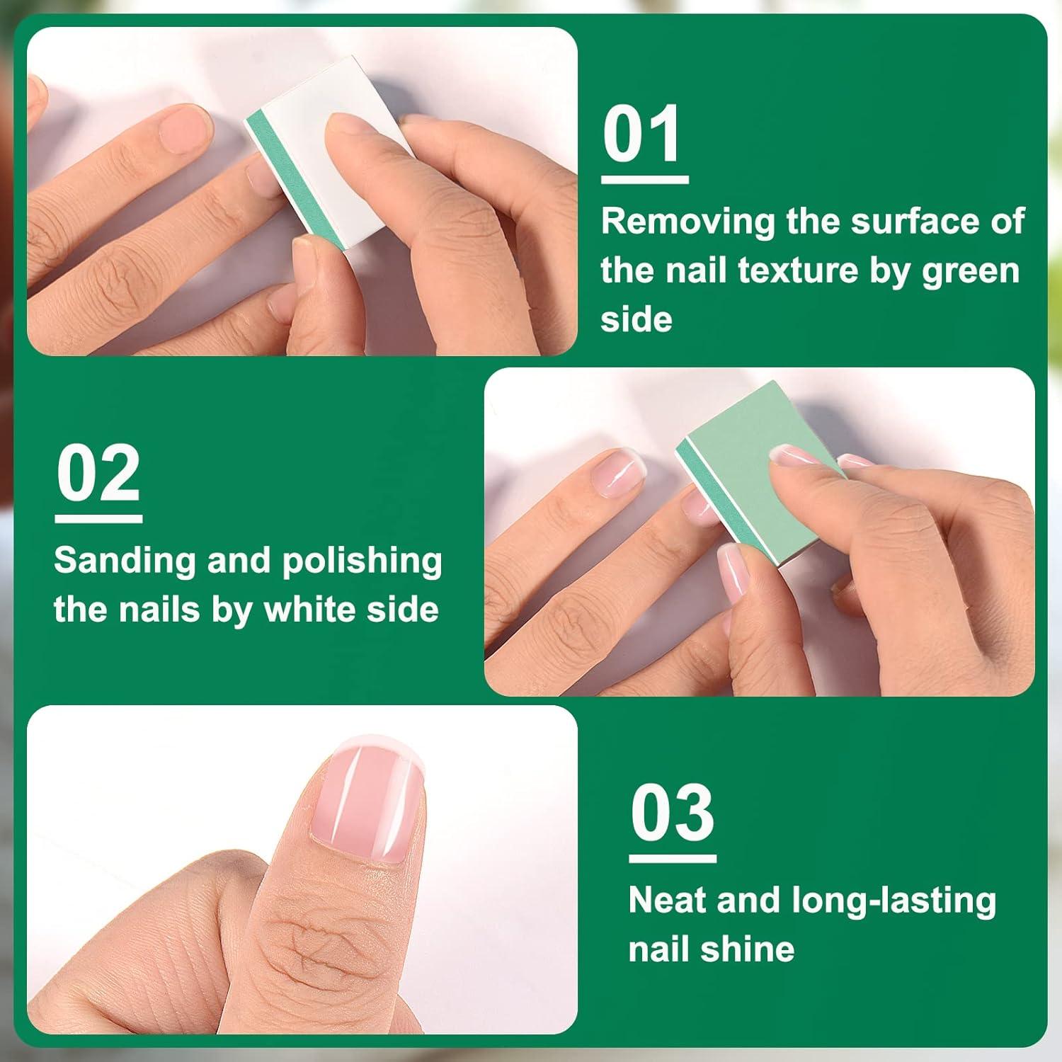 Kit de Pulido y Brillo de Uñas CGBE - 1000/4000 Grano Verde
