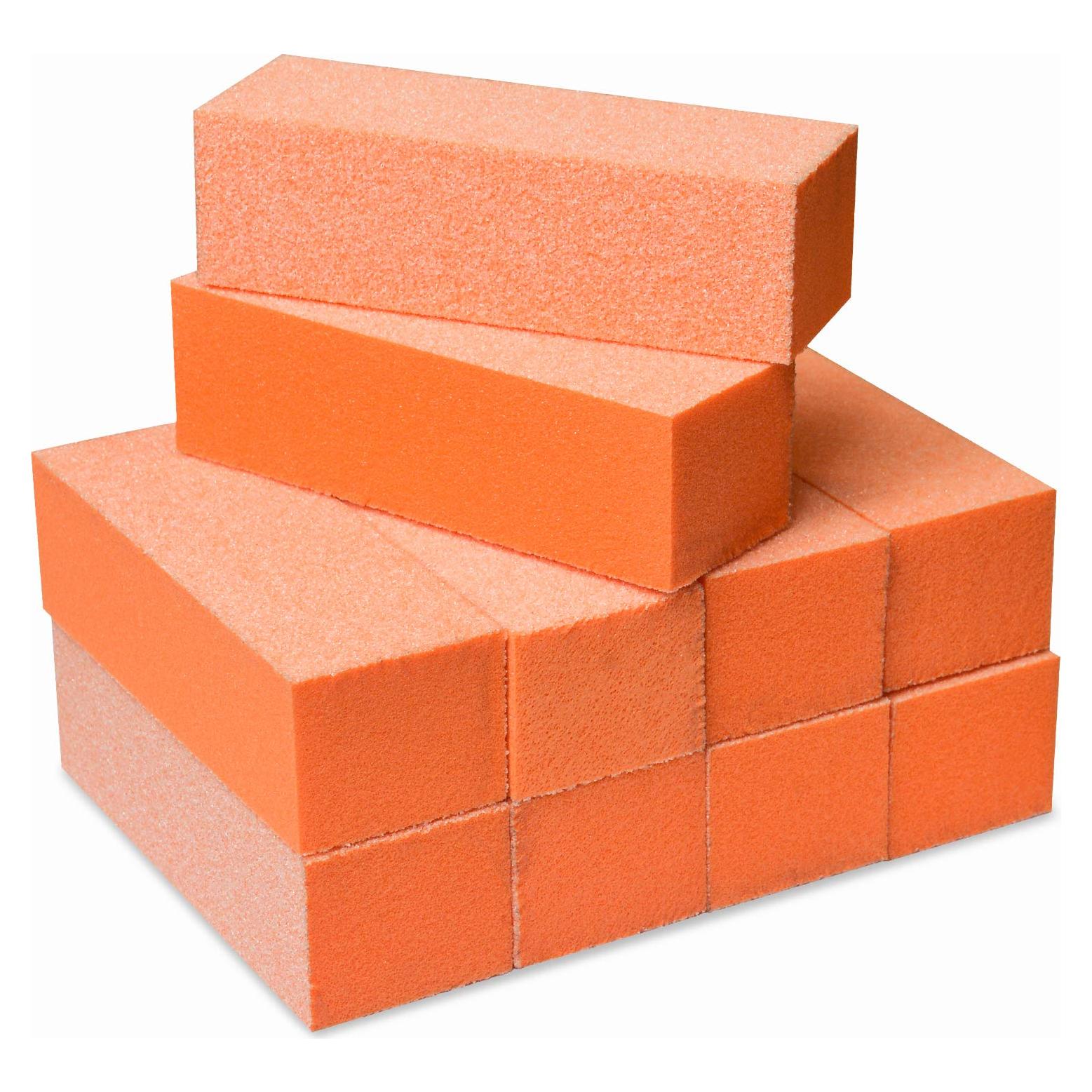 Bloque de Lijado Maccibelle 60/100 Grano Naranja 10 Piezas