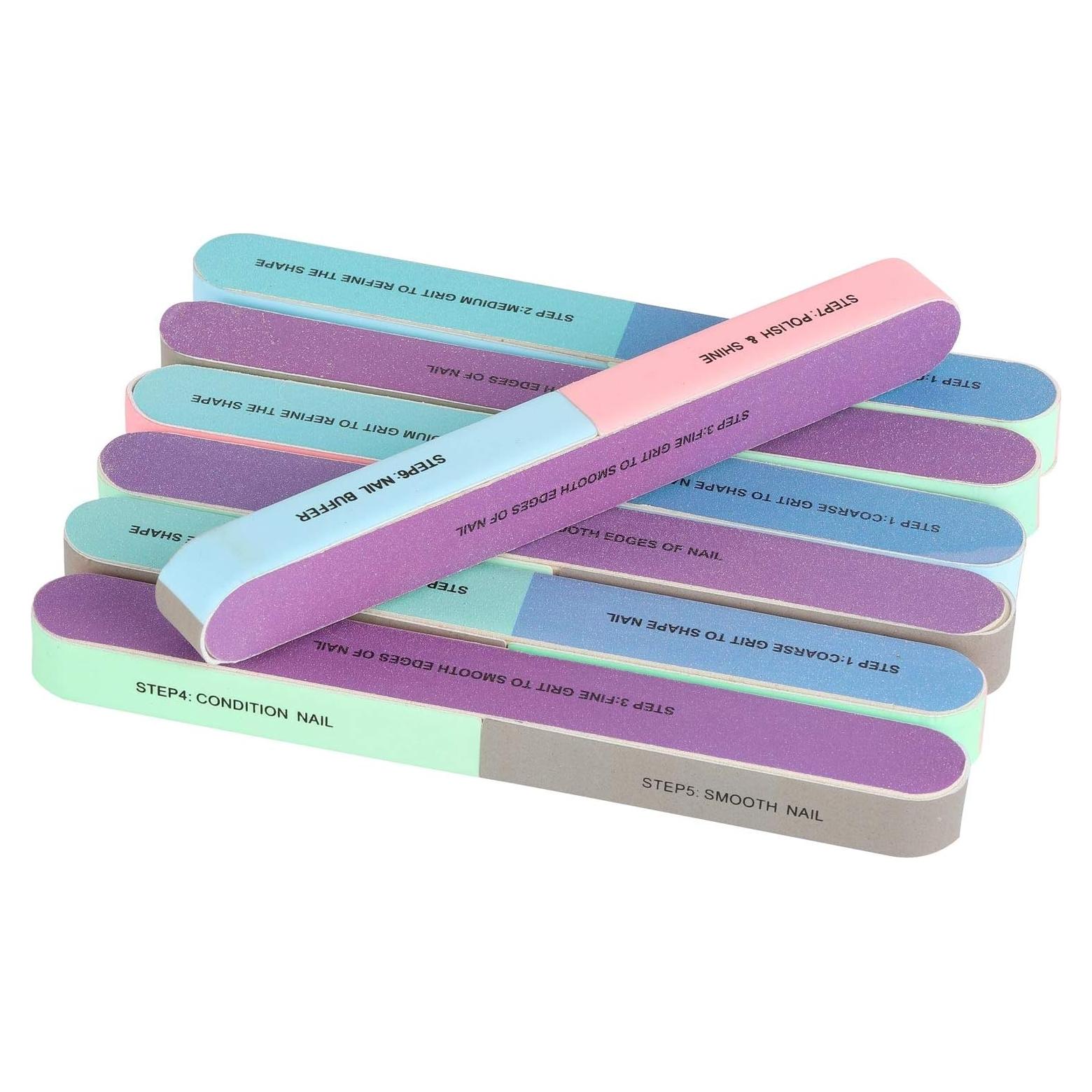 Lima de Uñas Profesional BTYMS 12 Piezas 7 Vías