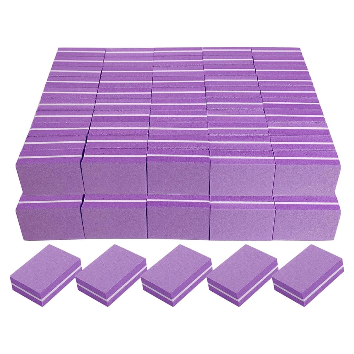 Bloques de Pulido de Uñas AhaTopia 100 Pcs 100/180 Granos