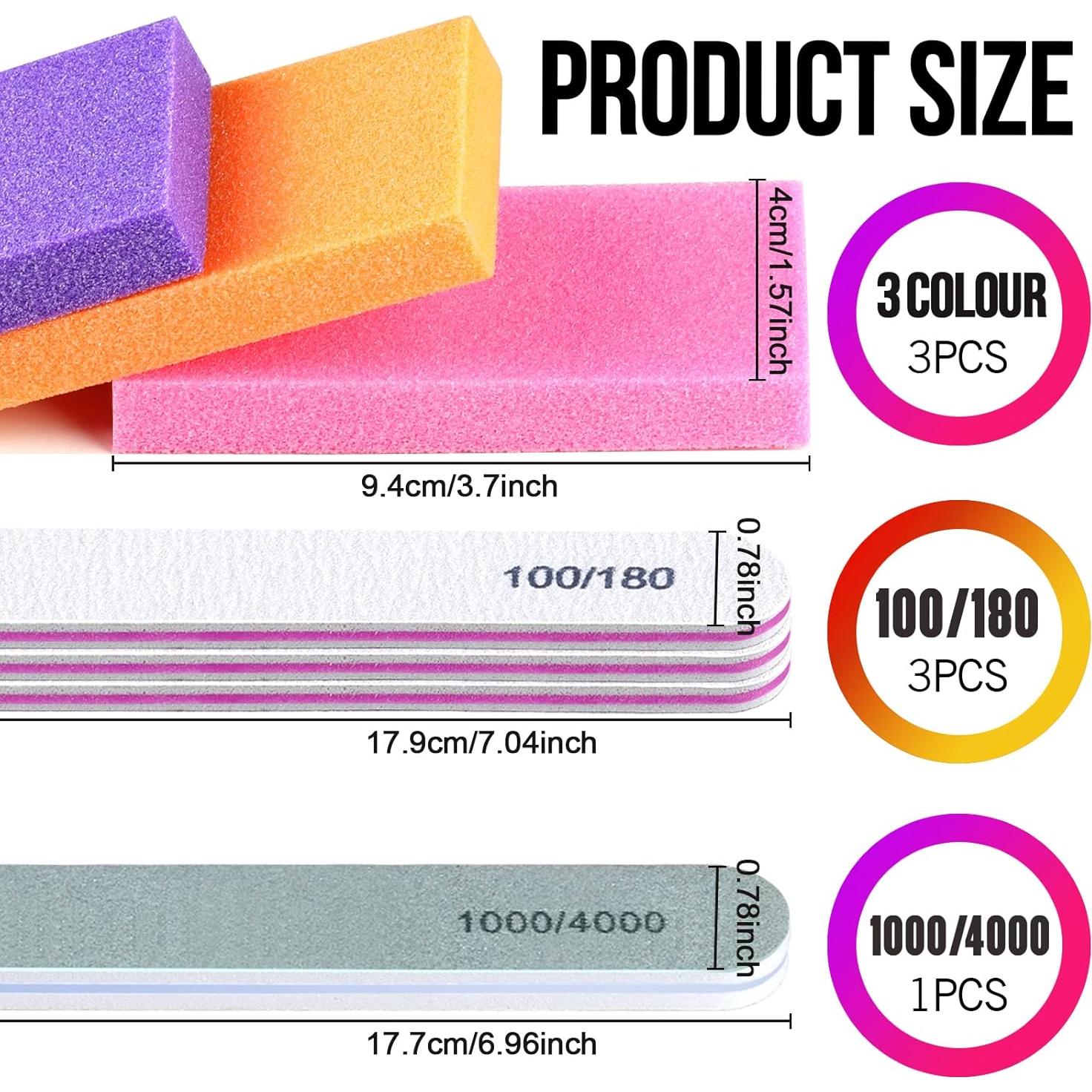 Kit Profesional de Cuidado de Uñas FANDAMEI - 3 Piezas