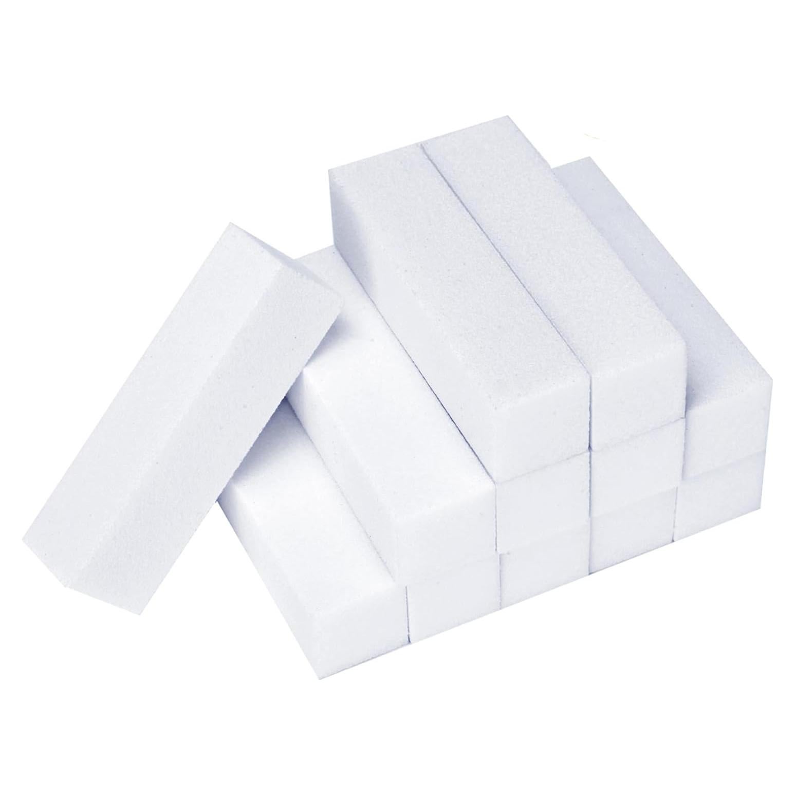 Paquete de 12 Bloques de Lijado para Uñas Senkary 4 Lados Grano Medio