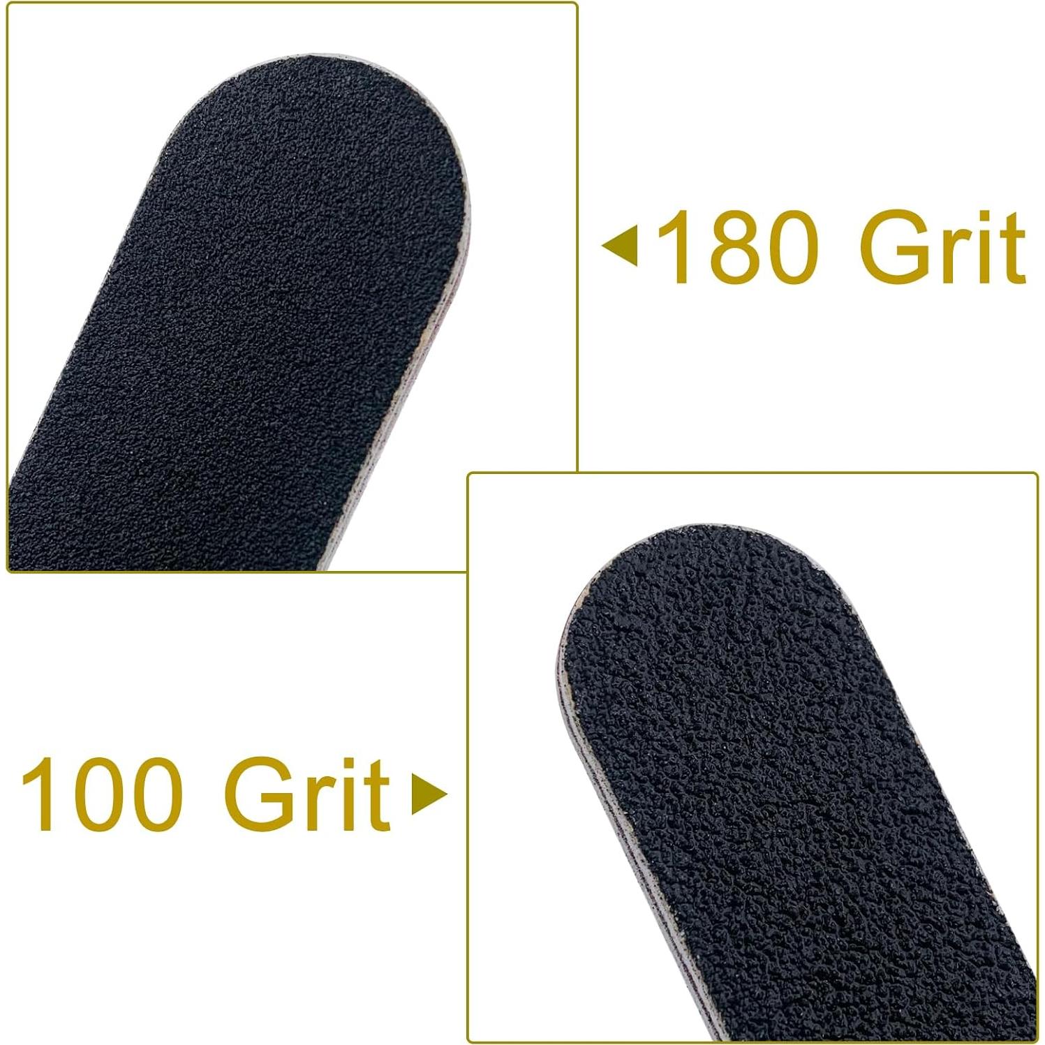 Lima de Uñas Profesional BigBroo 10 PCS Doble Lado 100/180 Grano