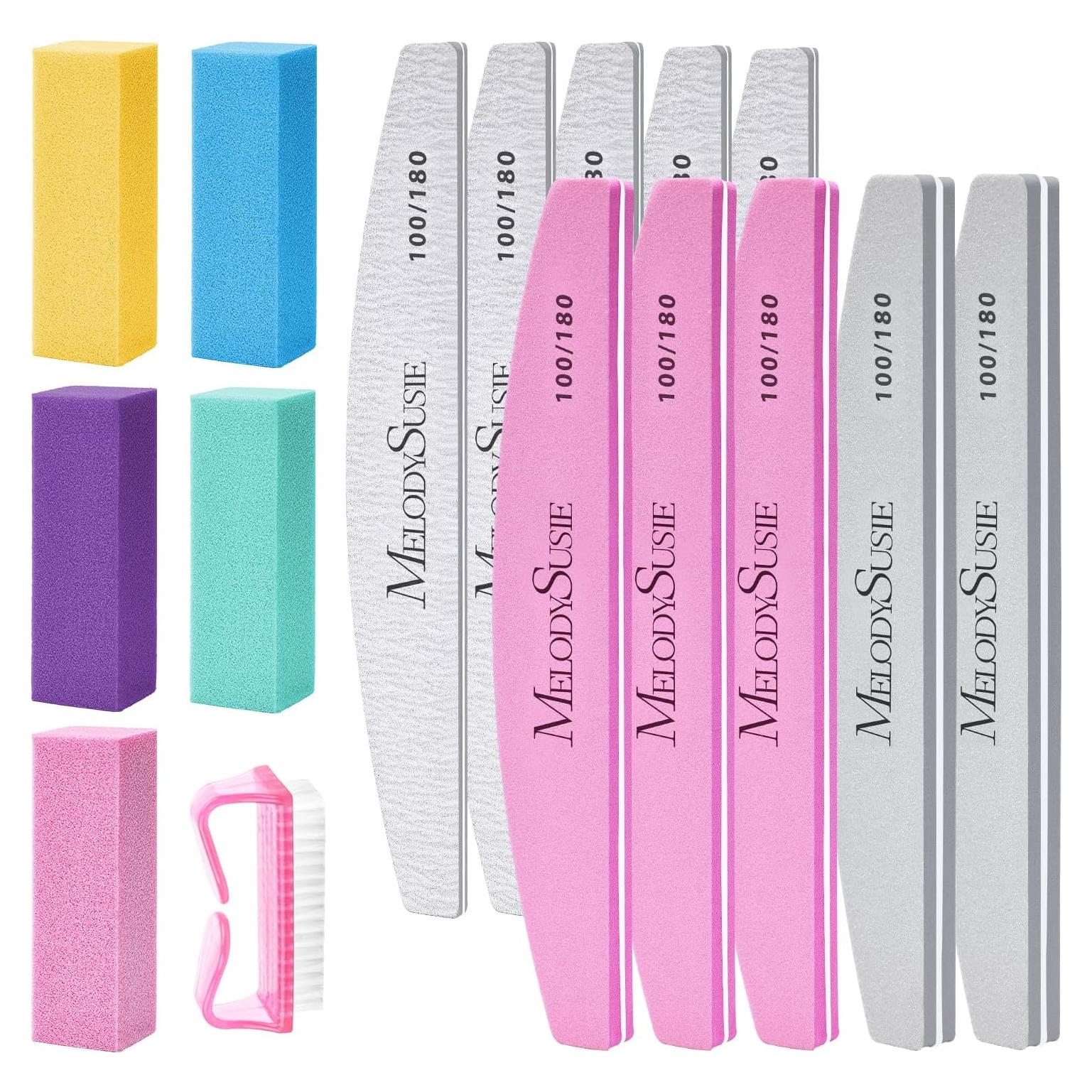 Kit de Pulido de Uñas Profesional MelodySusie 16 Piezas