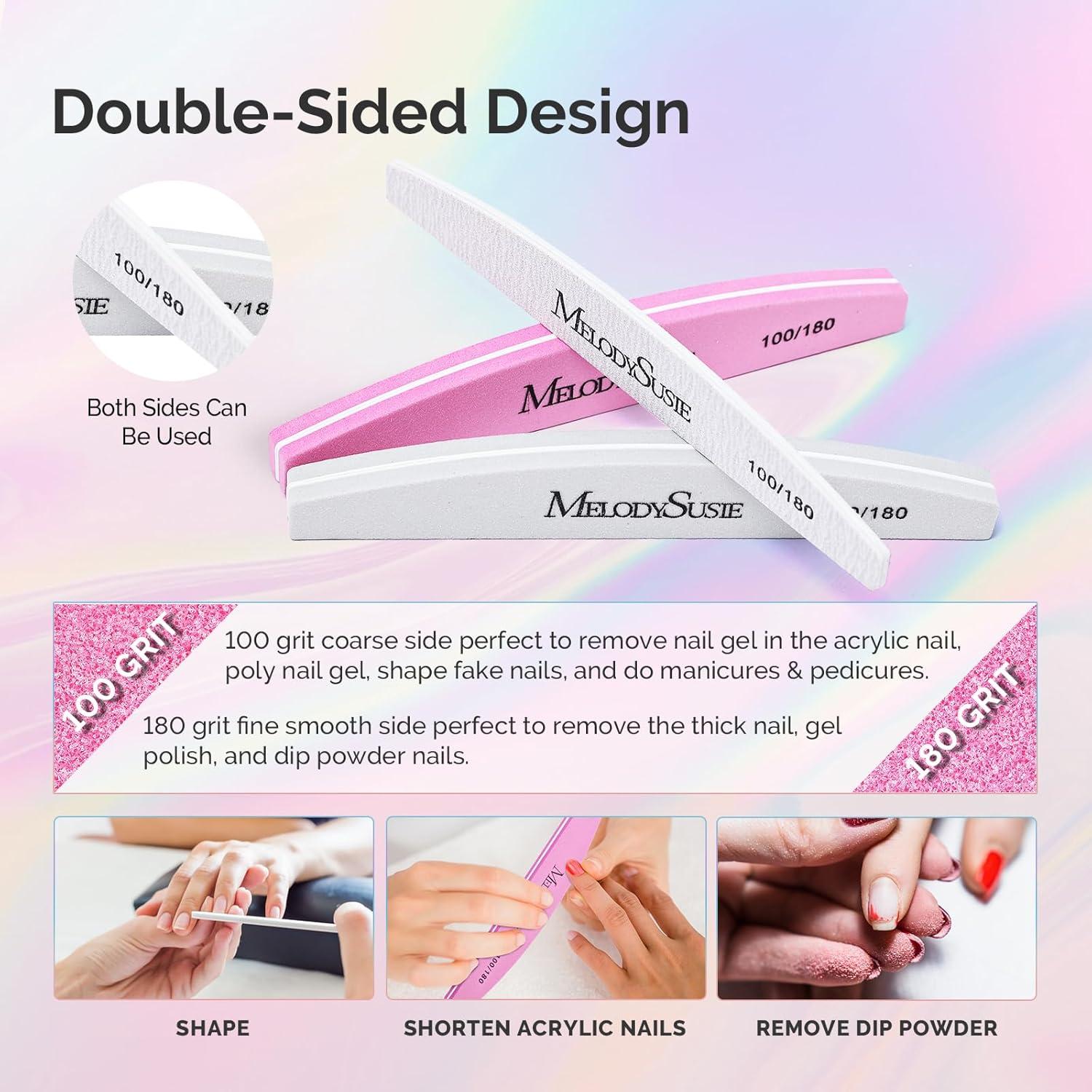 Kit de Pulido de Uñas Profesional MelodySusie 16 Piezas