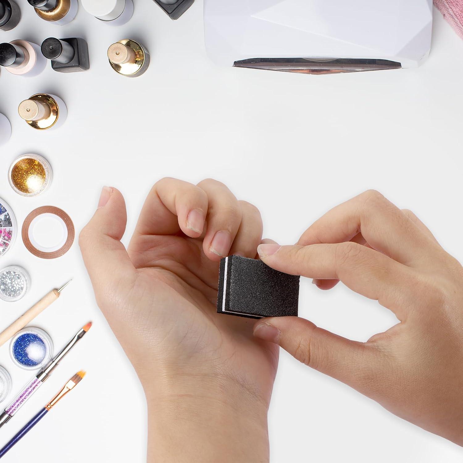 200 Piezas Mini Bloques de Pulido de Uñas 100/180 Grano - acDesign