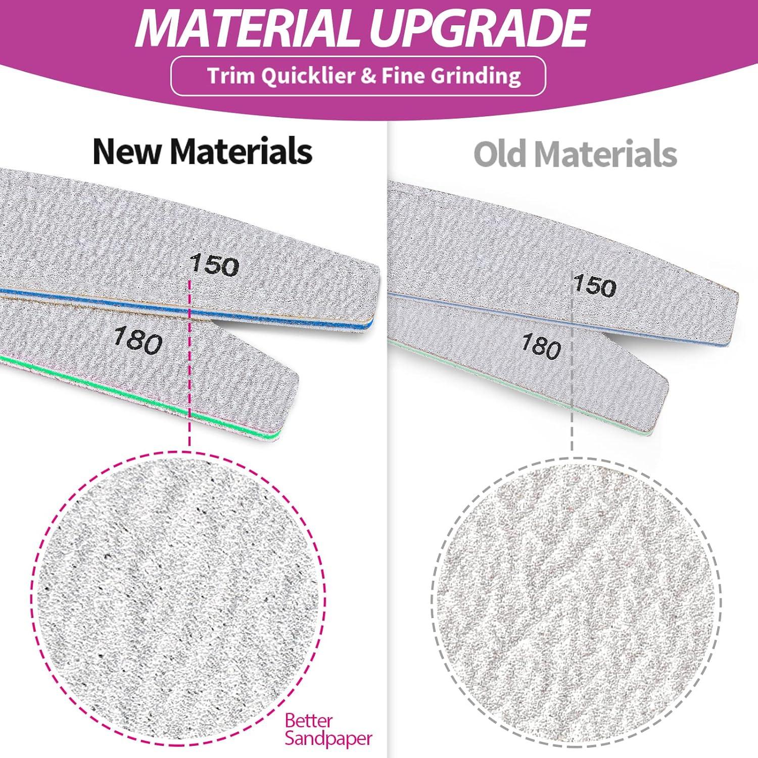 Set de Limaduras de Uñas Teenitor 6 Piezas Media Luna