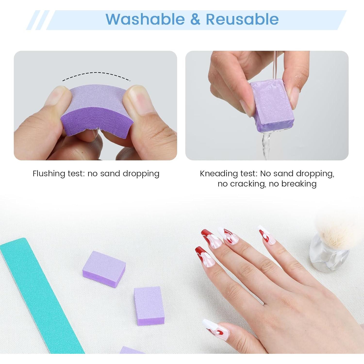 Bloque de Pulido de Uñas GazePlus 100 PCS Grano 80/100