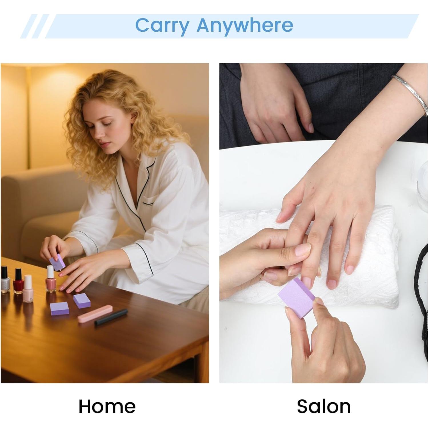 Bloque de Pulido de Uñas GazePlus 100 PCS Grano 80/100