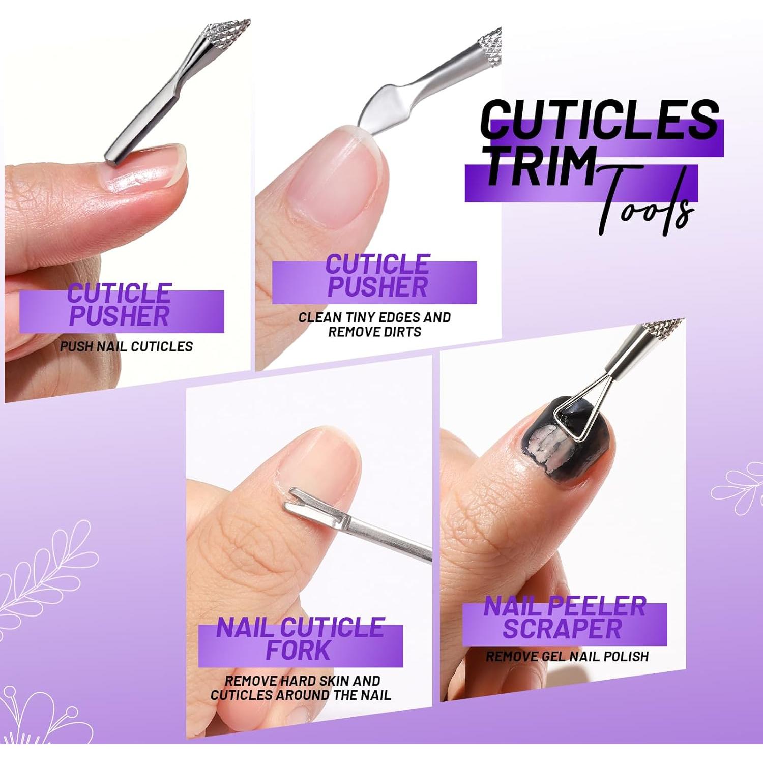 Kit de Cuidado de Uñas FANDAMEI 8 Piezas Profesional