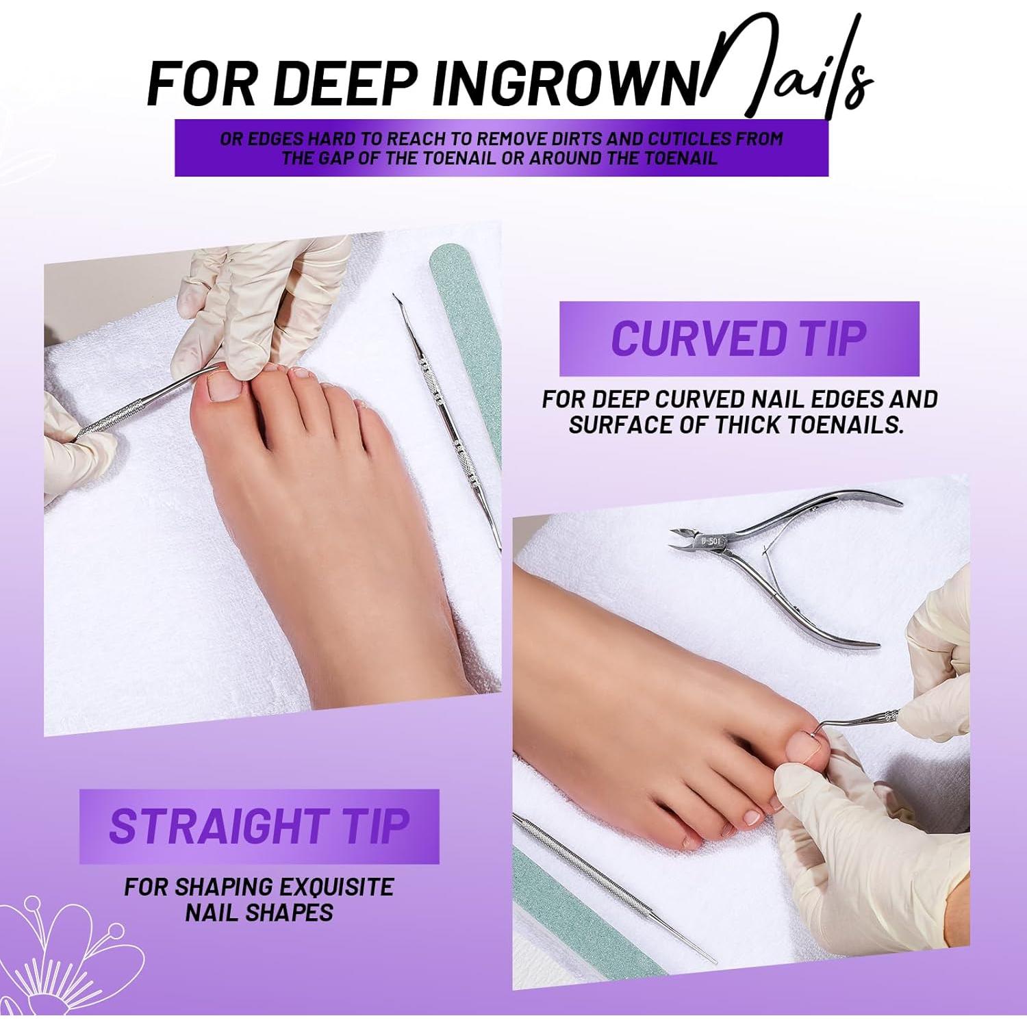 Kit de Cuidado de Uñas FANDAMEI 8 Piezas Profesional