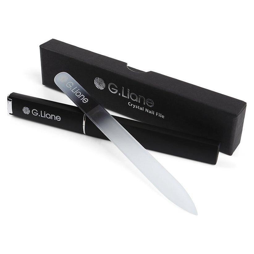 Lima de Uñas de Cristal G.Liane Doble Cara con Estuche
