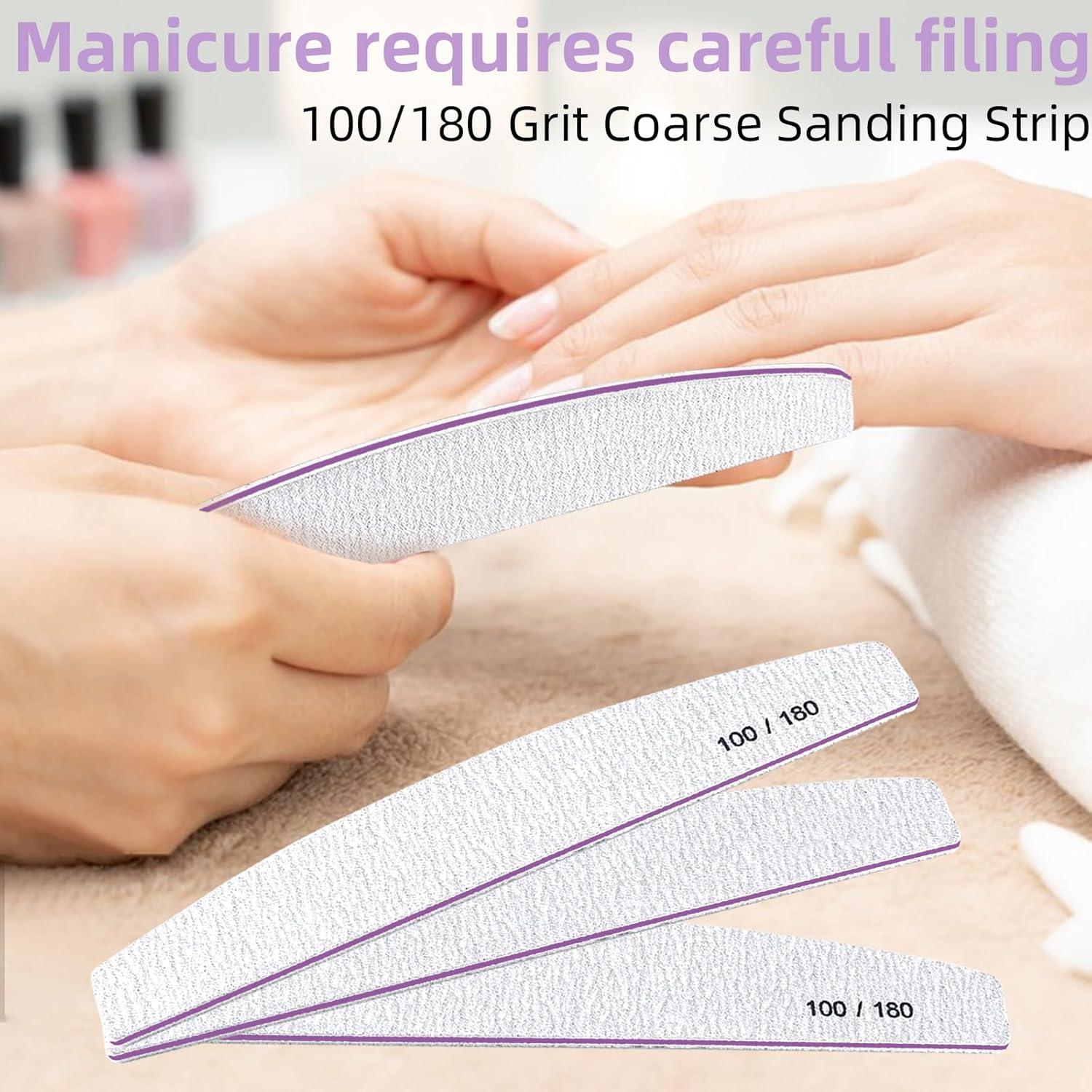 15 Limadoras de Uñas Doble Cara 100/180 TKYZMS - Ergonomicas