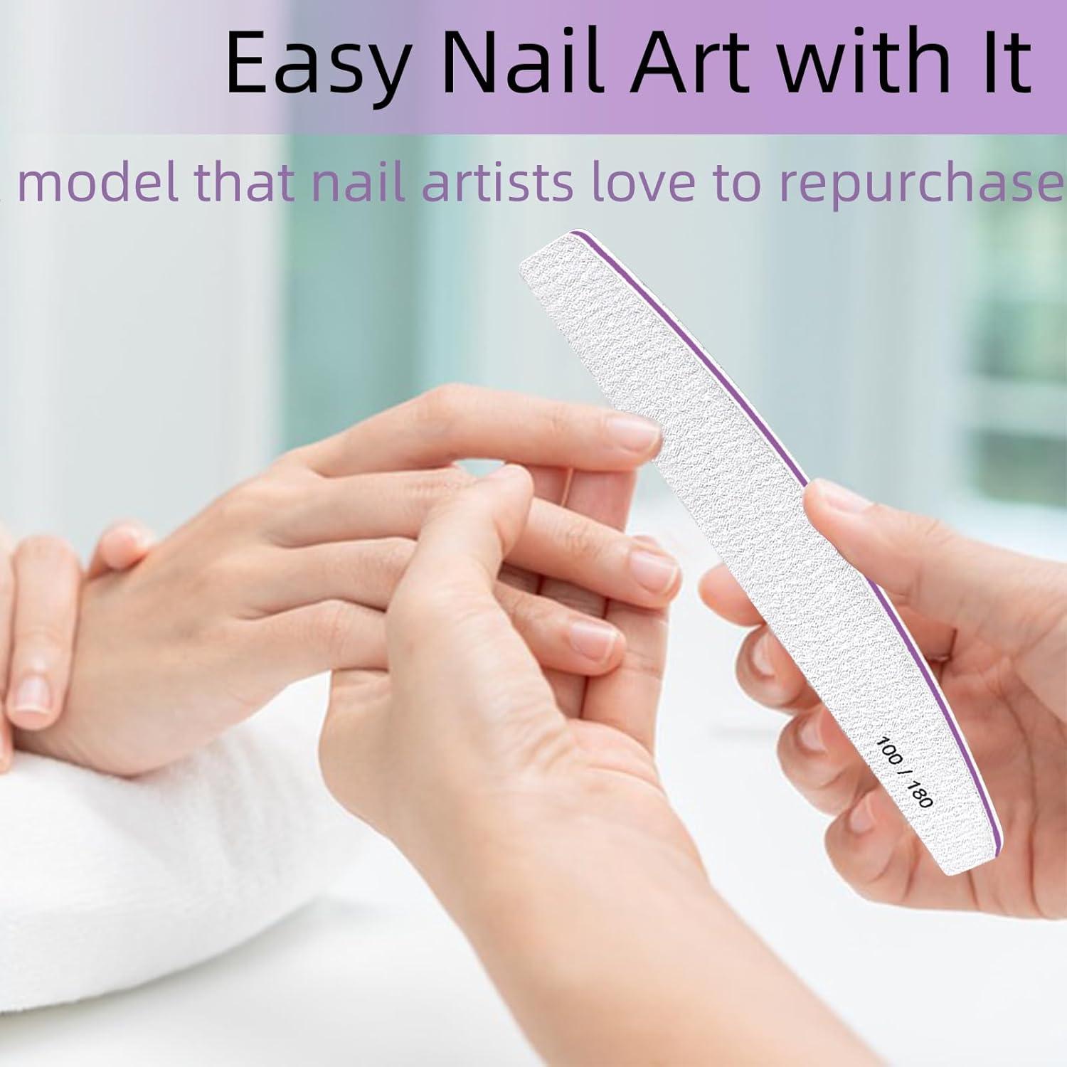 15 Limadoras de Uñas Doble Cara 100/180 TKYZMS - Ergonomicas