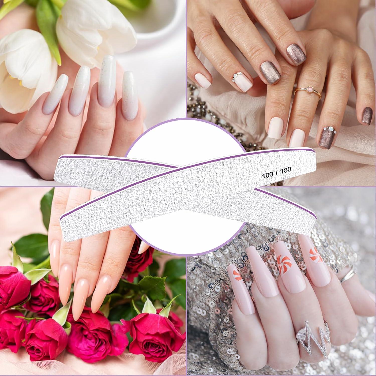 15 Limadoras de Uñas Doble Cara 100/180 TKYZMS - Ergonomicas