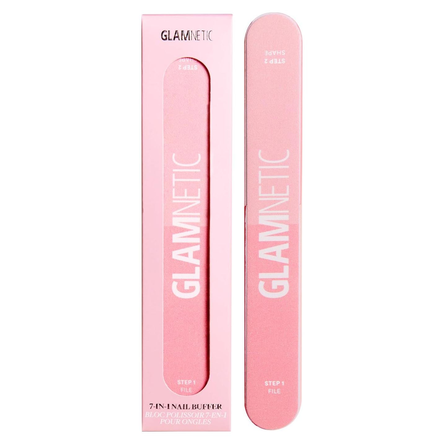 Lima de Uñas 7-en-1 Glamnetic | Bloque Pulidor Profesional