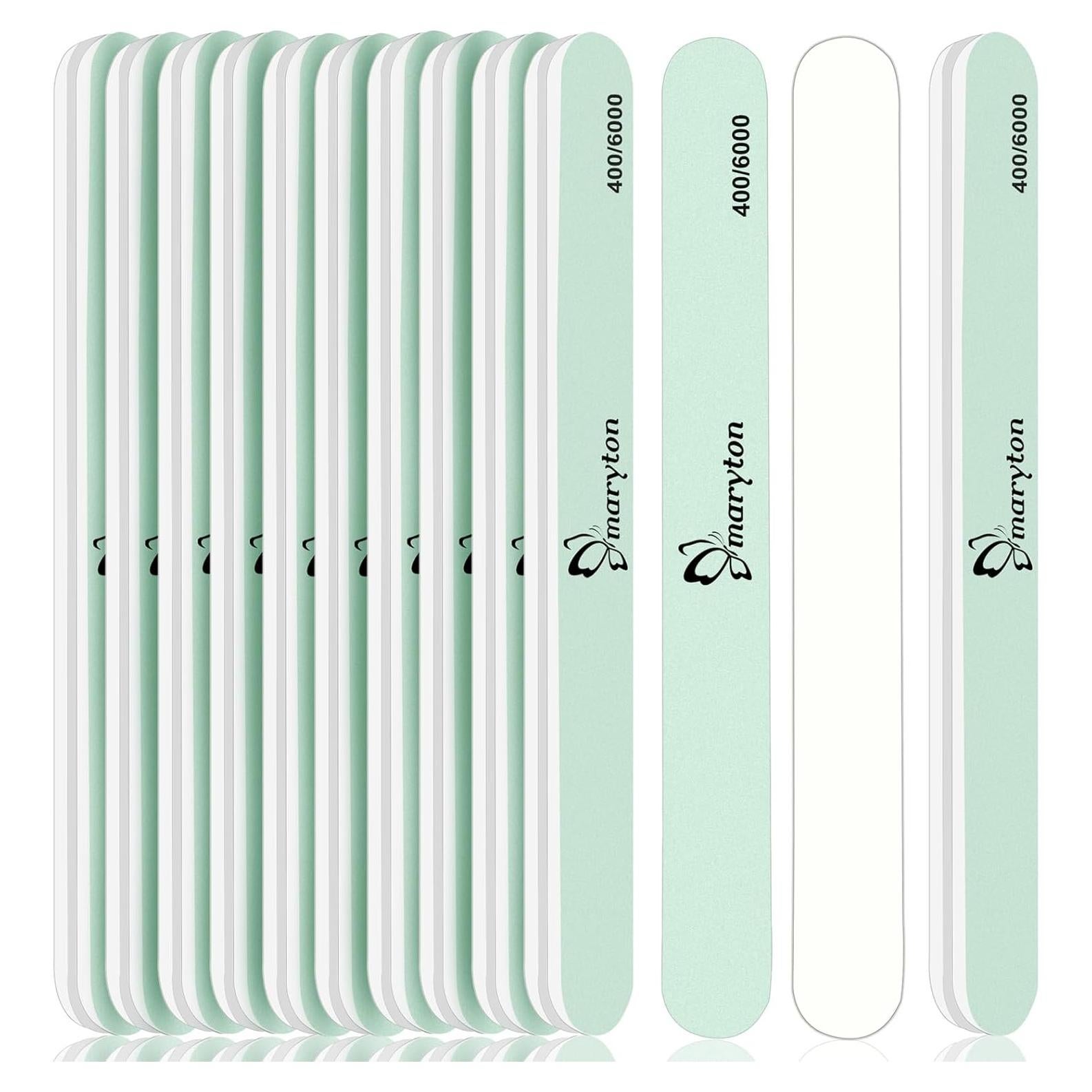 Kit de Pulido de Uñas Maryton - 10 Piezas para Brillo Natural