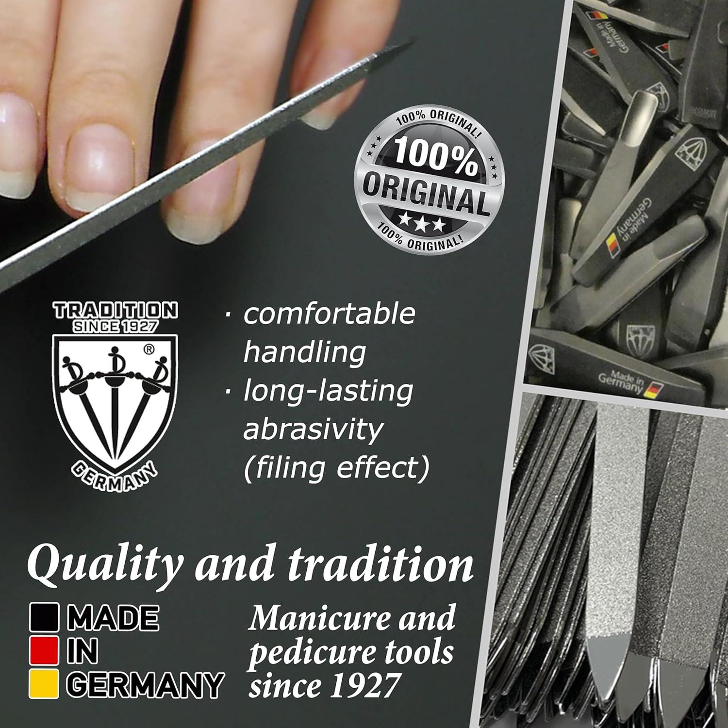 Lima de Uñas de Zafiro 3 Swords Alemania Doble Cara 10.9 cm