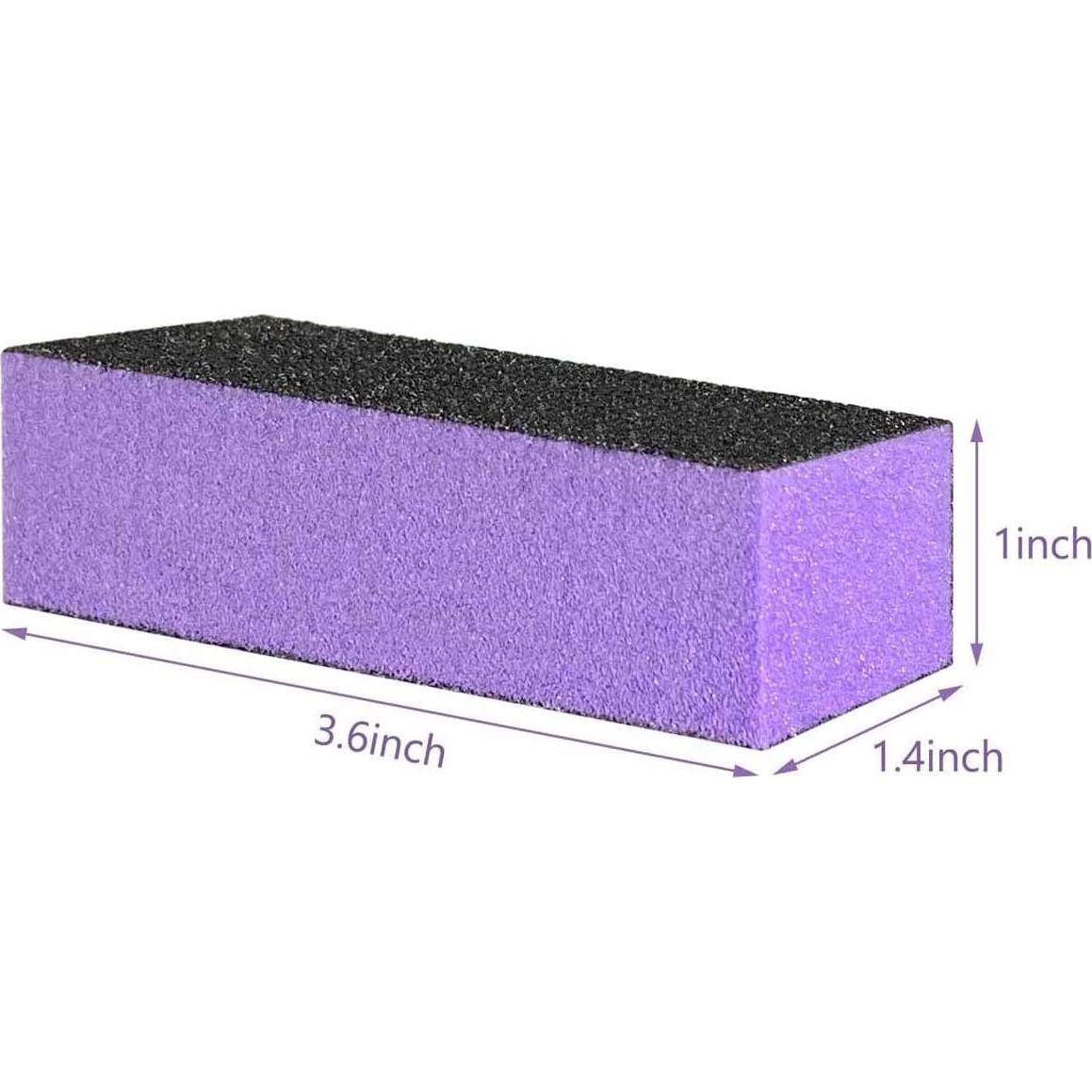 Bloque de Pulido de Uñas LNAUJS 14 Piezas 100/180 Grano