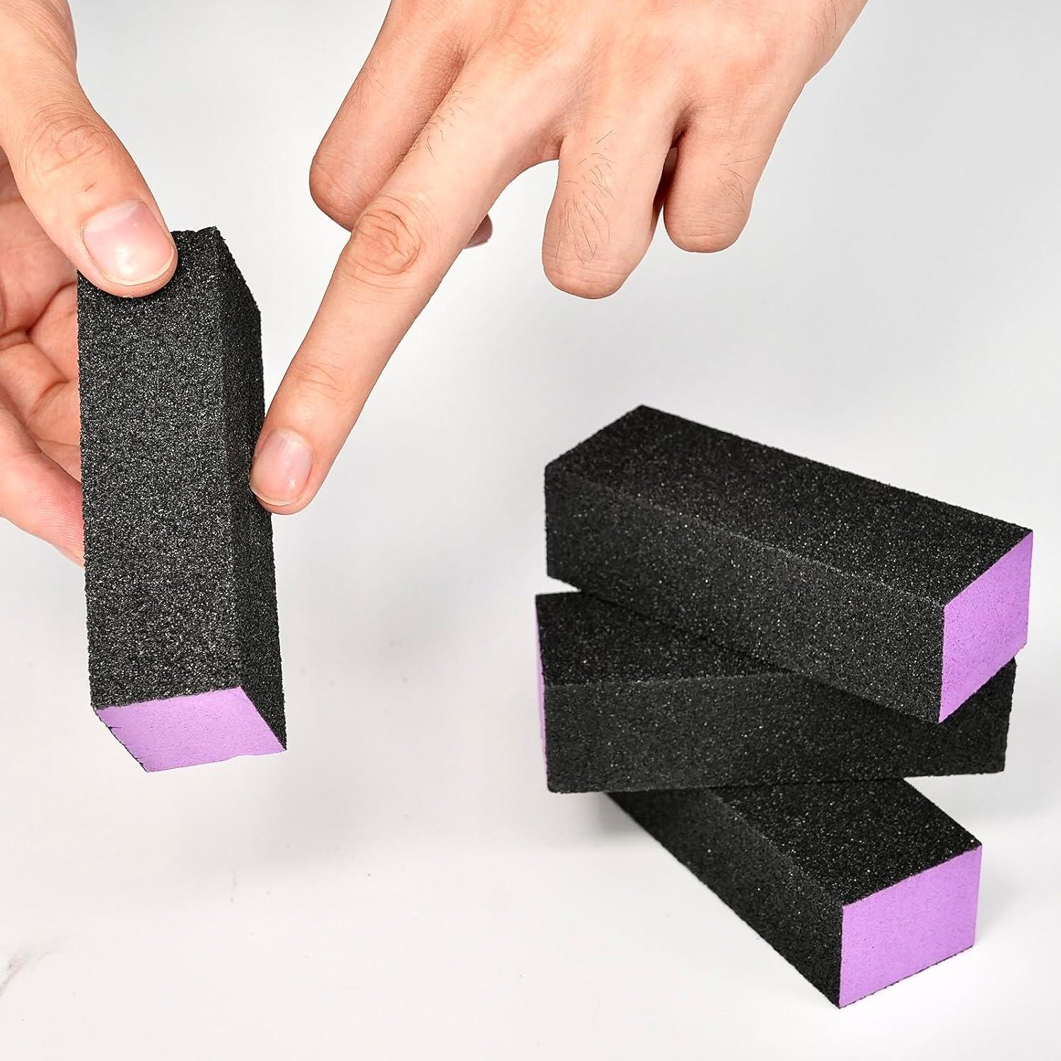 Bloque de Pulido de Uñas LNAUJS 14 Piezas 100/180 Grano