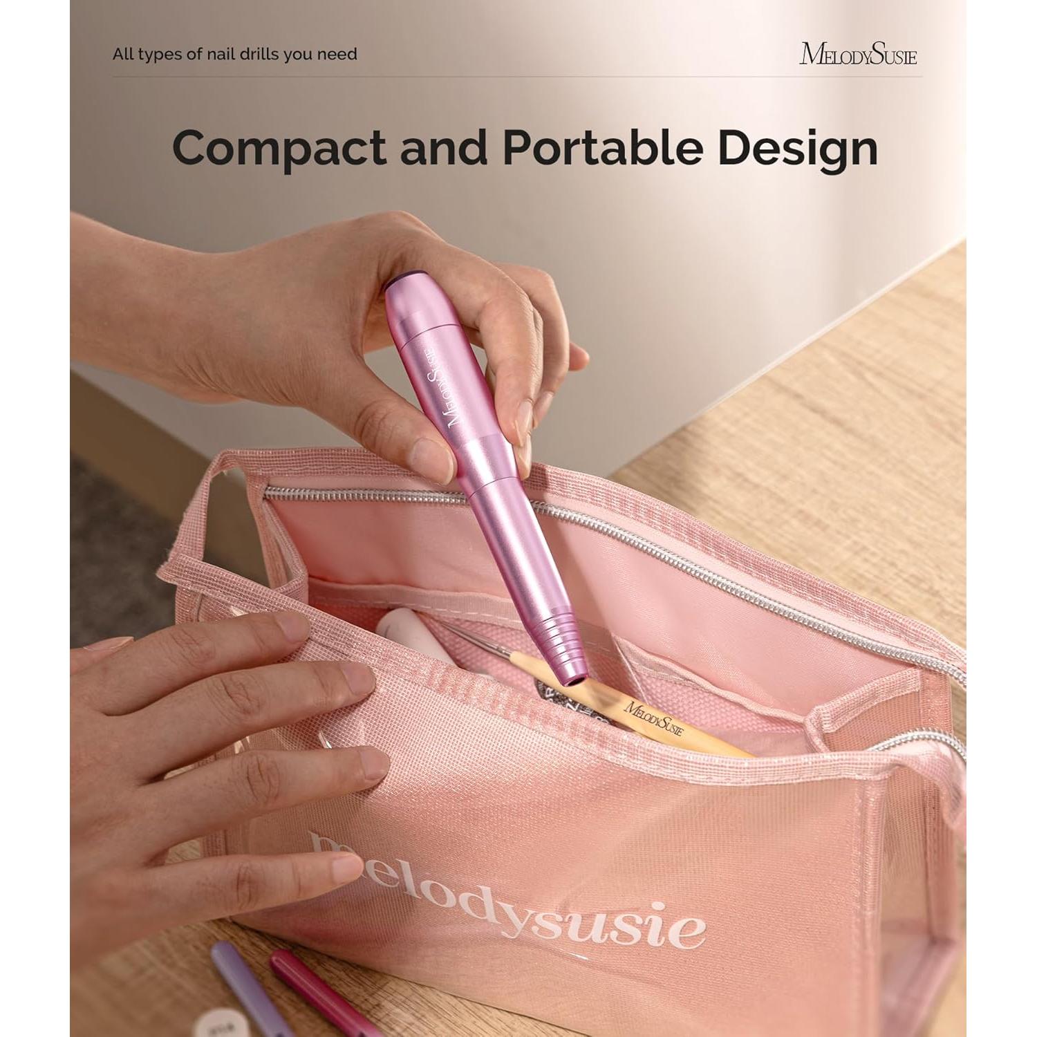 Taladro de Uñas Eléctrico MelodySusie PC120B Portátil 60g