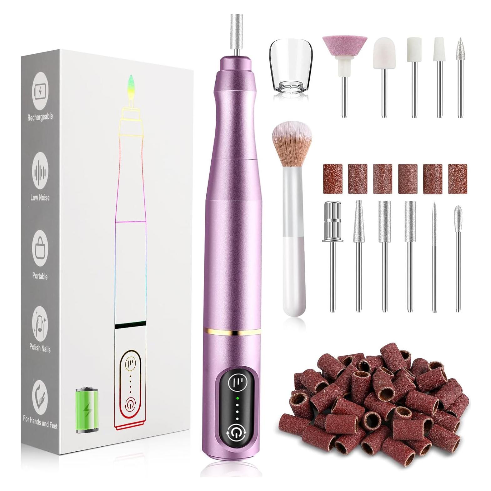 Lima de Uñas Eléctrica Inalámbrica TUOBEO M109 11 Puntas