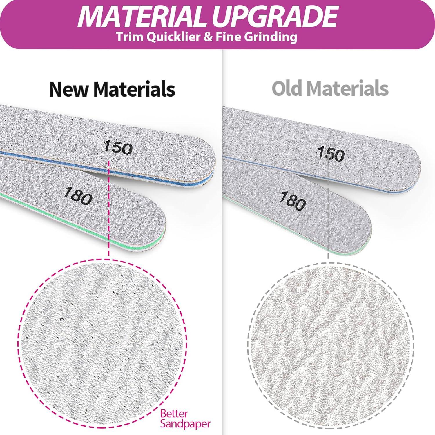 Conjunto de Limas de Uñas Teenitor 6 Piezas Profesional