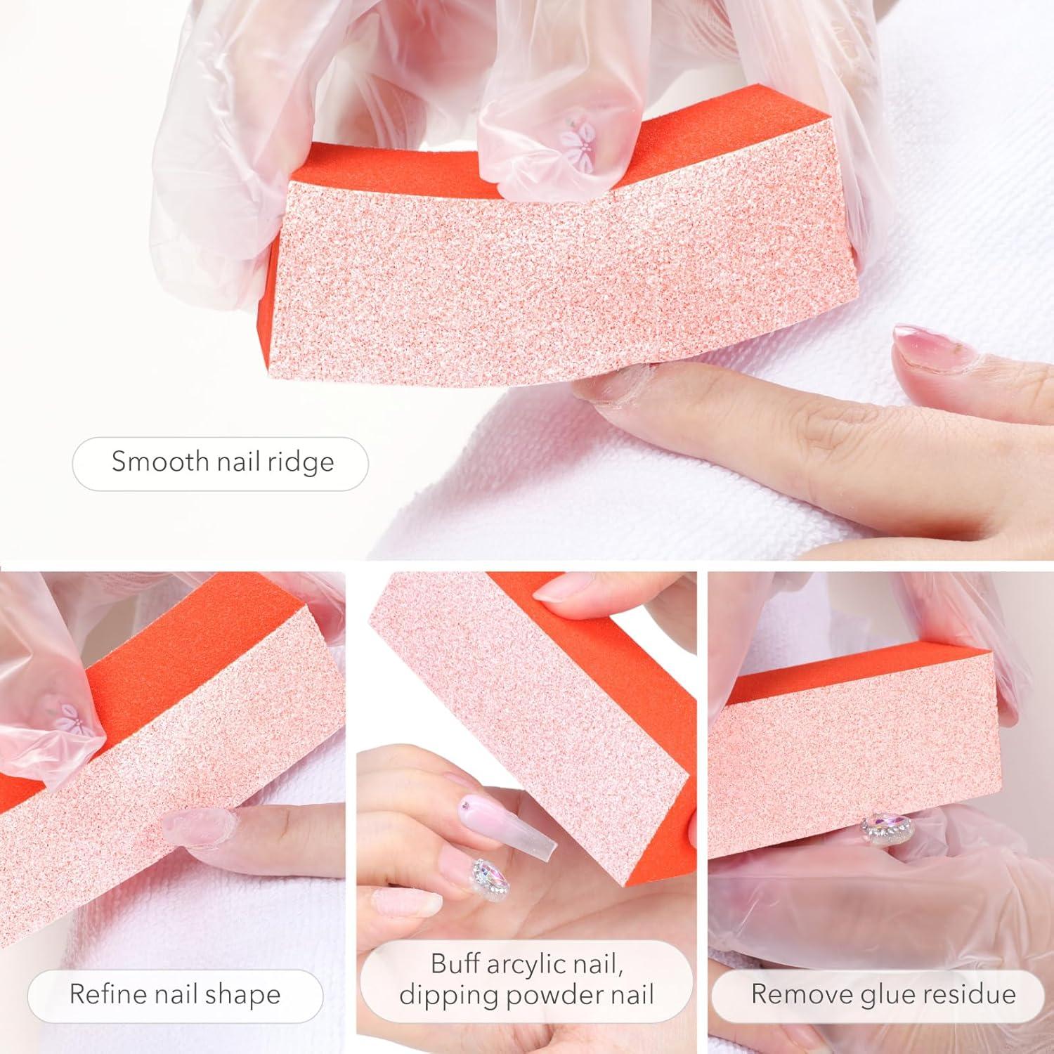 Bloques de Pulido de Uñas GazePlus 10pcs Grano 60/60/60