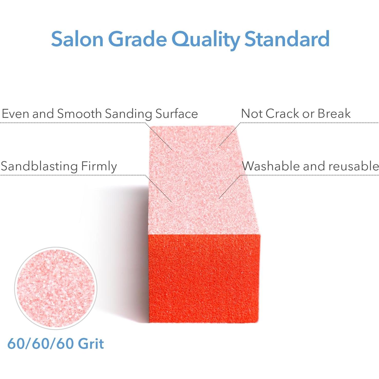 Bloques de Pulido de Uñas GazePlus 10pcs Grano 60/60/60