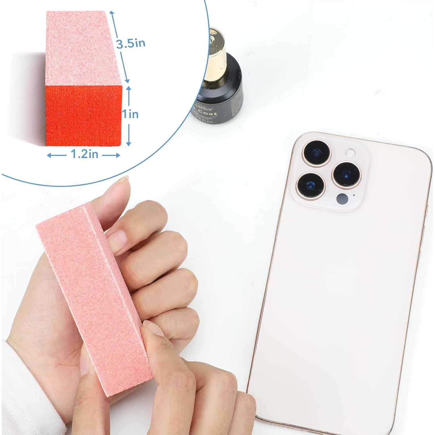 Bloques de Pulido de Uñas GazePlus 10pcs Grano 60/60/60