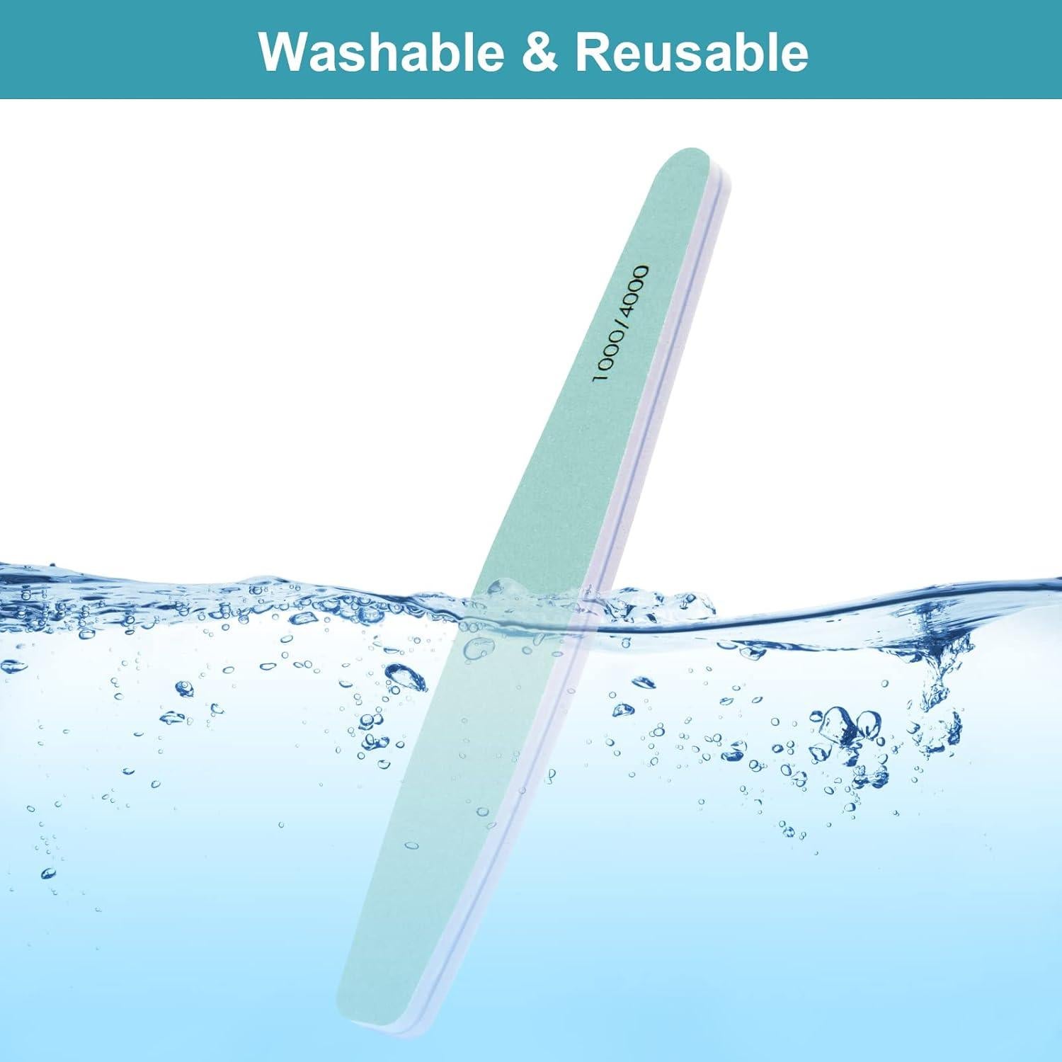 15 Limas de Uñas 1000/4000 Grit Diesisa para Manicura