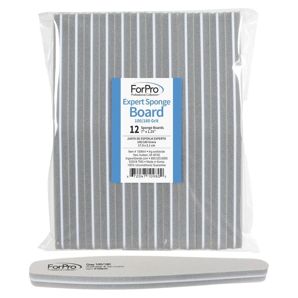 Tableros de Esponja ForPro Doble Cara 100/180 Grano 12 Pzas