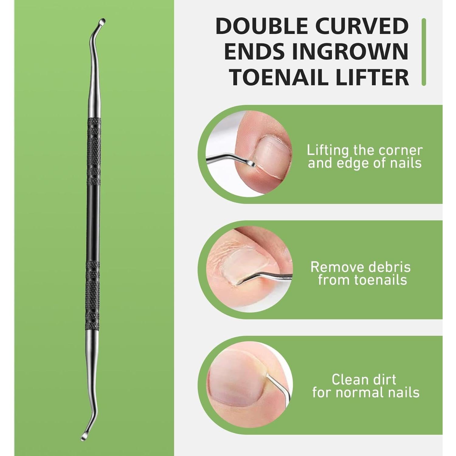 Lima de Uñas Gruesas BALUCA con Elevador para Uñas Encarnadas