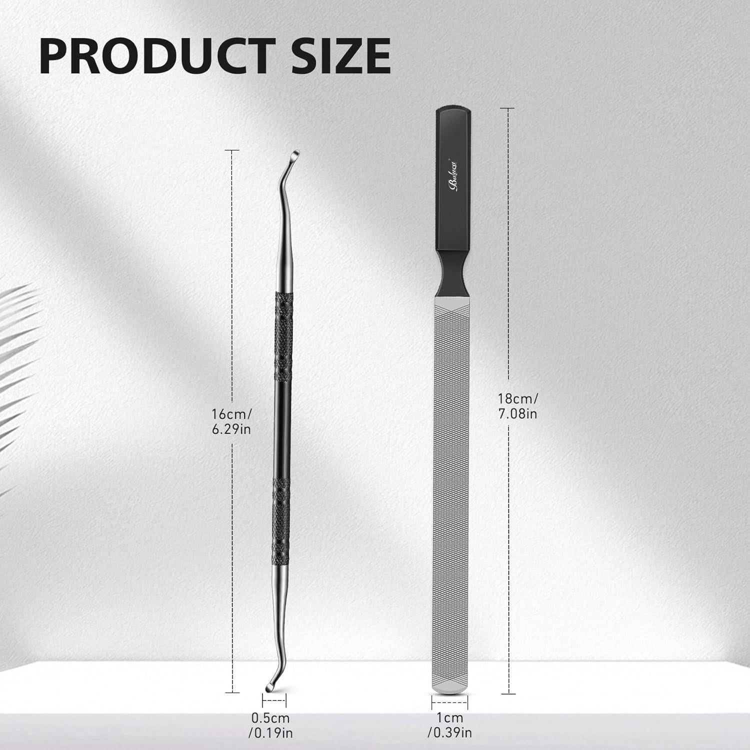 Lima de Uñas Gruesas BALUCA con Elevador para Uñas Encarnadas