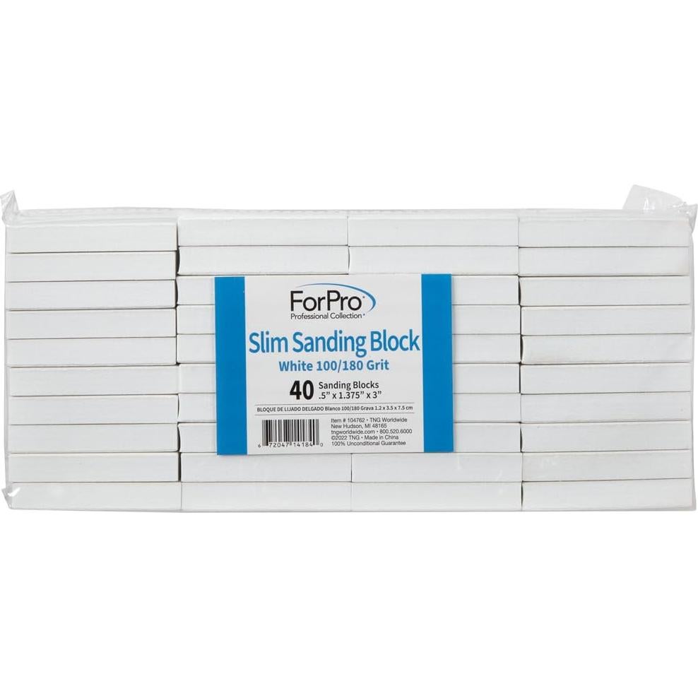 Bloque de Lijado Slim ForPro 100/180 Grano 40-Cuenta