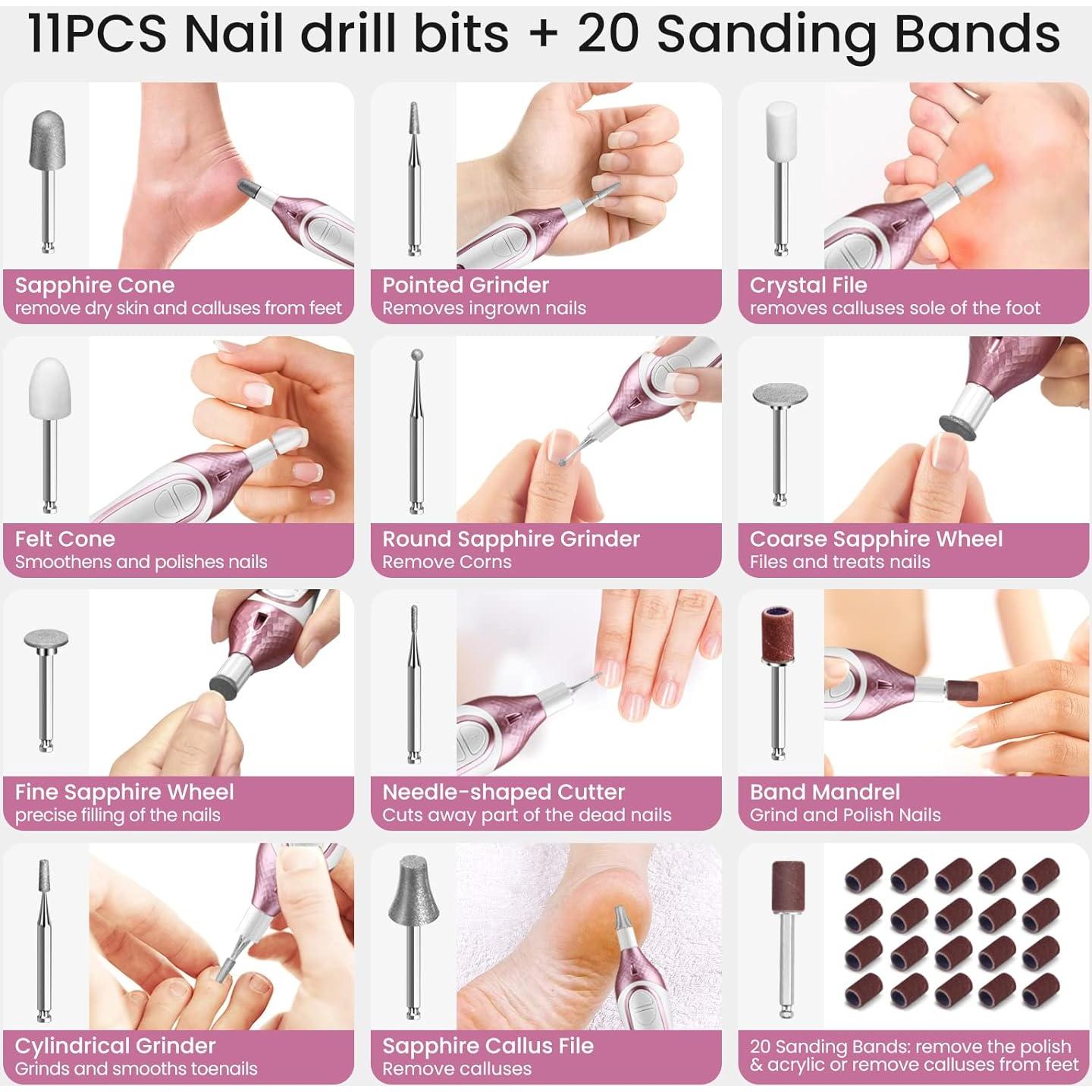 Kit de Manicura y Pedicura Eléctrico ISTON 36 Piezas